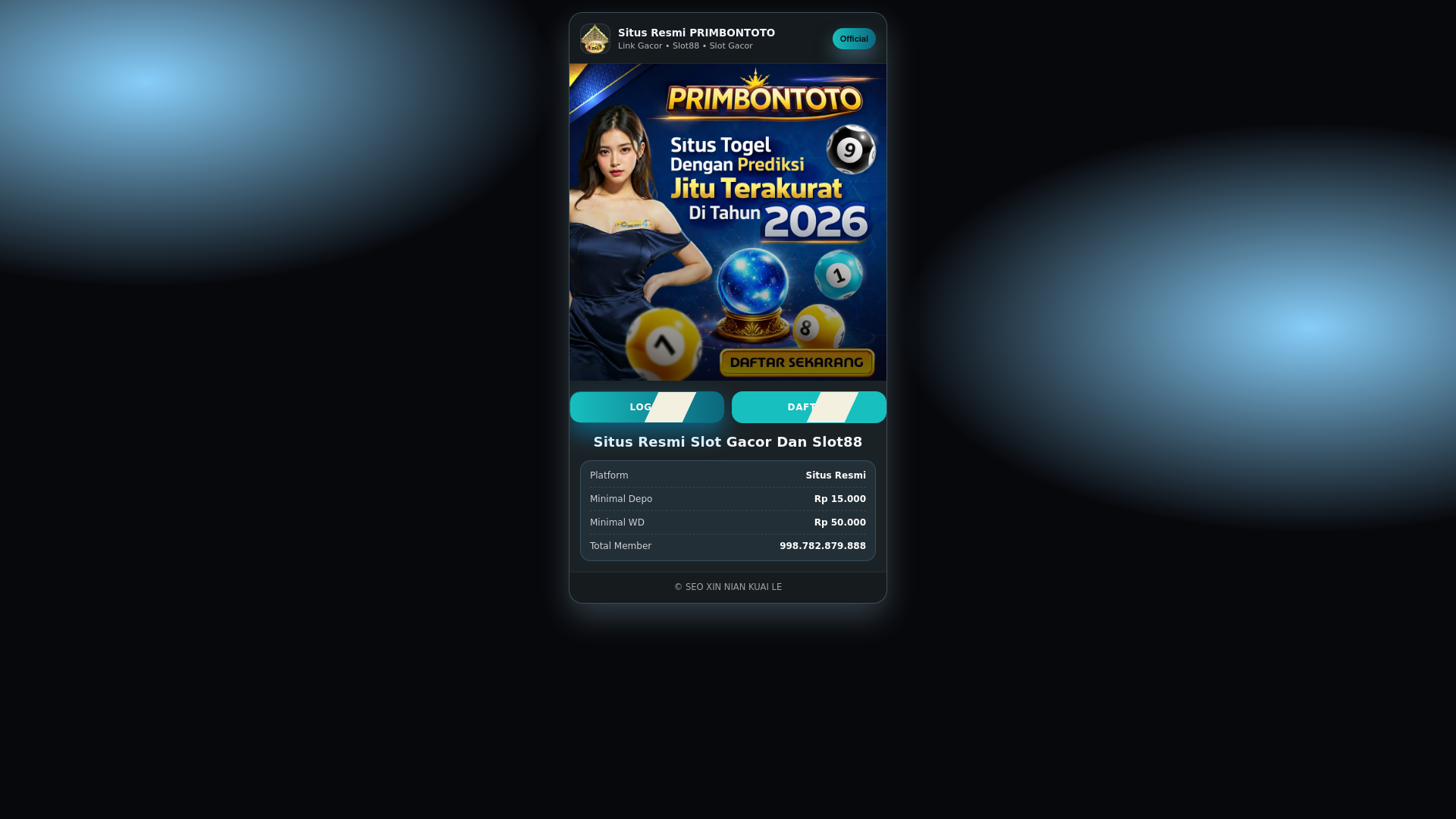 website screenshot of https://slotgacorprimbontoto.pages.dev/