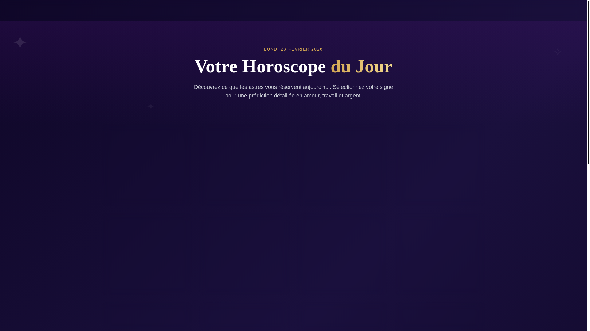 website screenshot of https://mon-horoscope.pages.dev/
