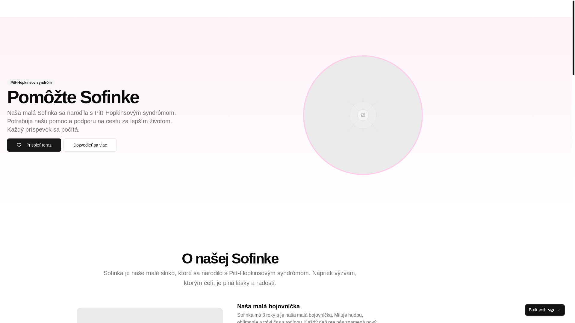 website screenshot of https://majkarehabilitacia.eu/