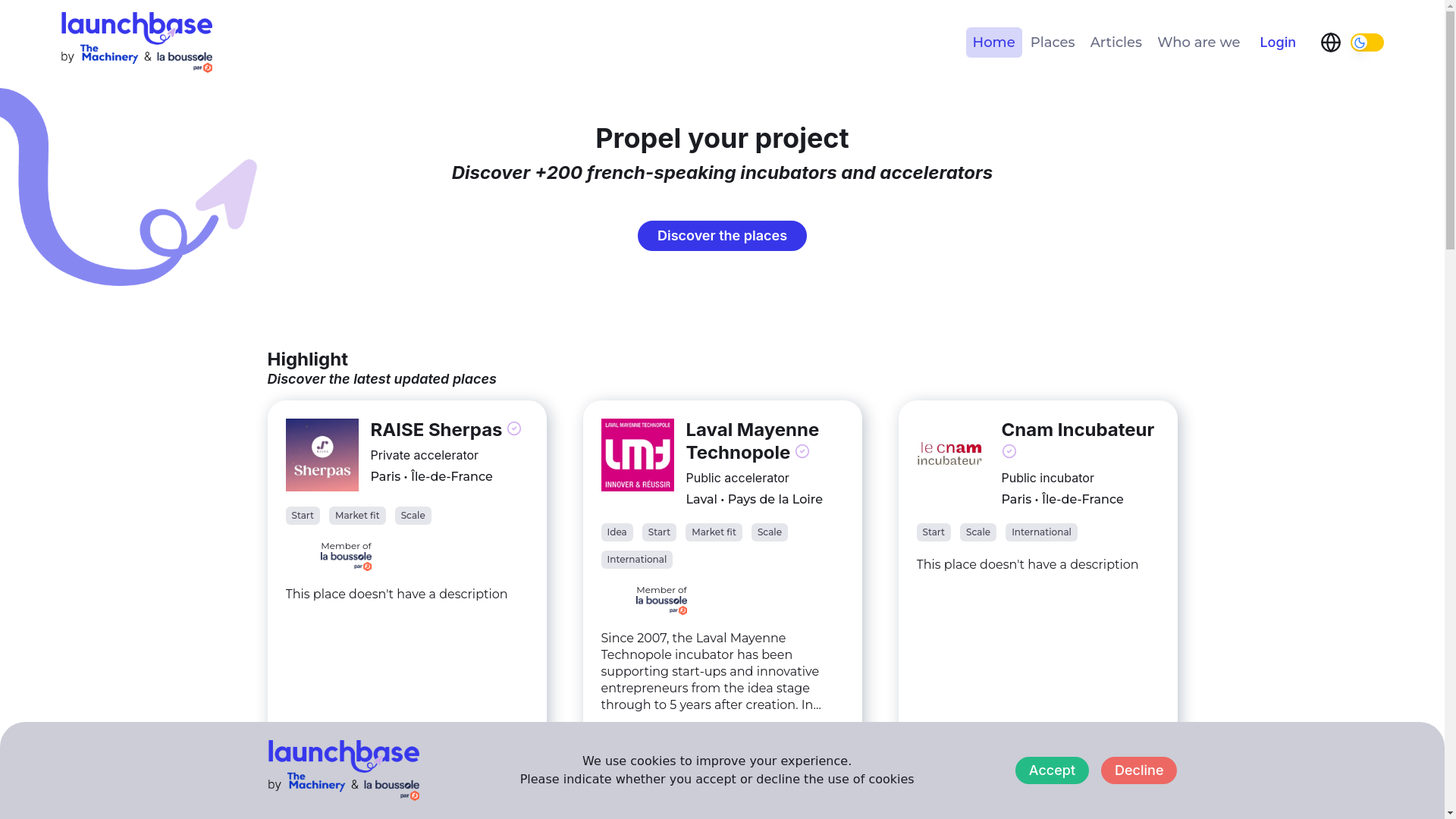 website screenshot of https://launchbase-3cl.pages.dev/