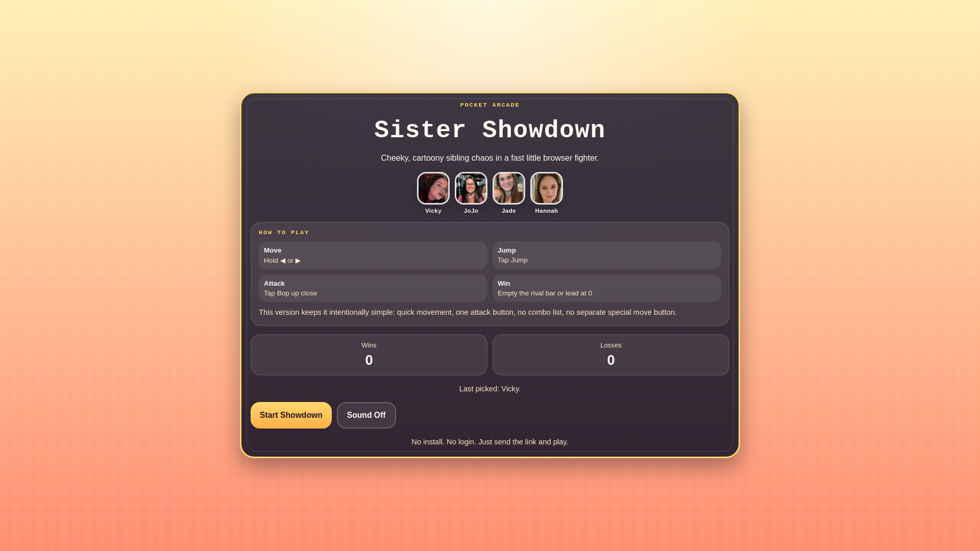 website screenshot of https://sistershowdown.pages.dev/