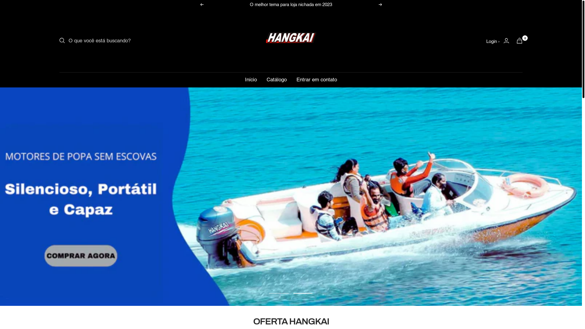 website screenshot of https://lojahangkaiimports.shop/