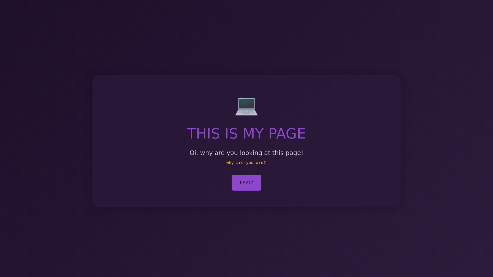 website screenshot of https://hagelin.dev/