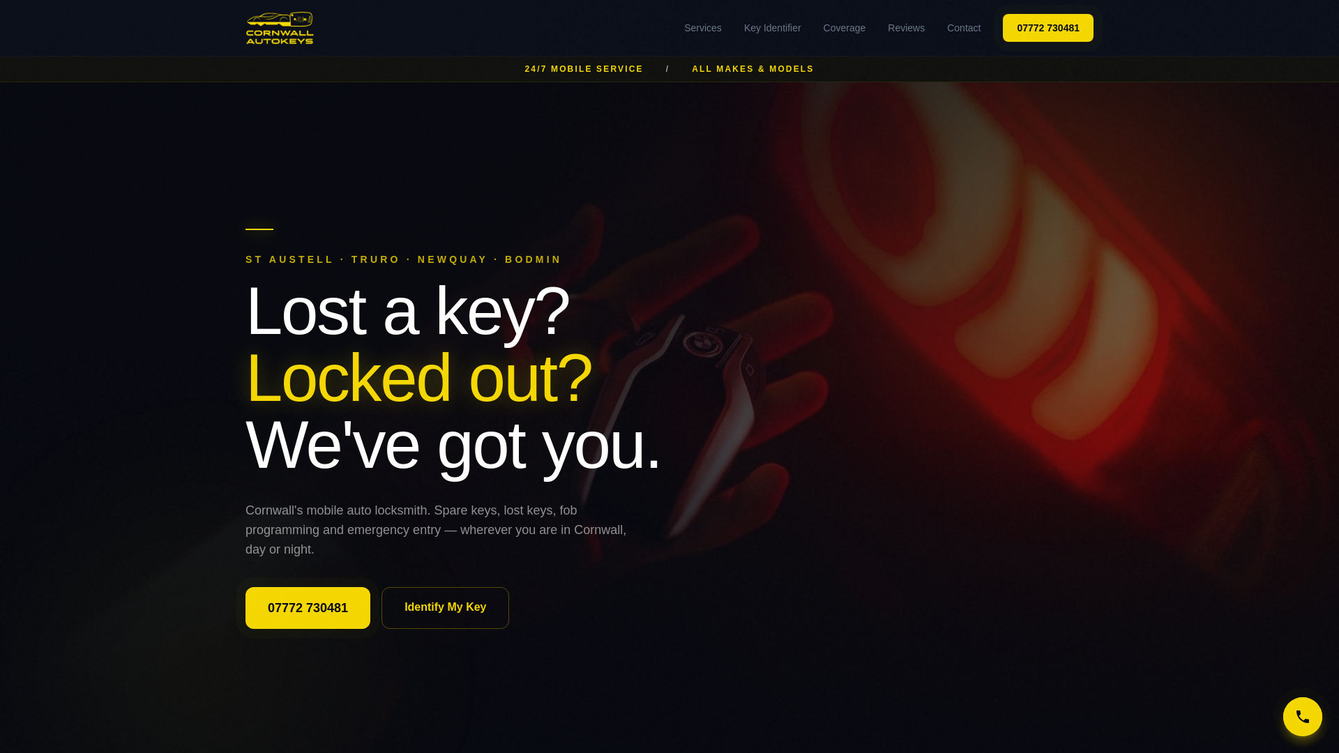 website screenshot of https://cornwall-autokeys-demo.pages.dev/