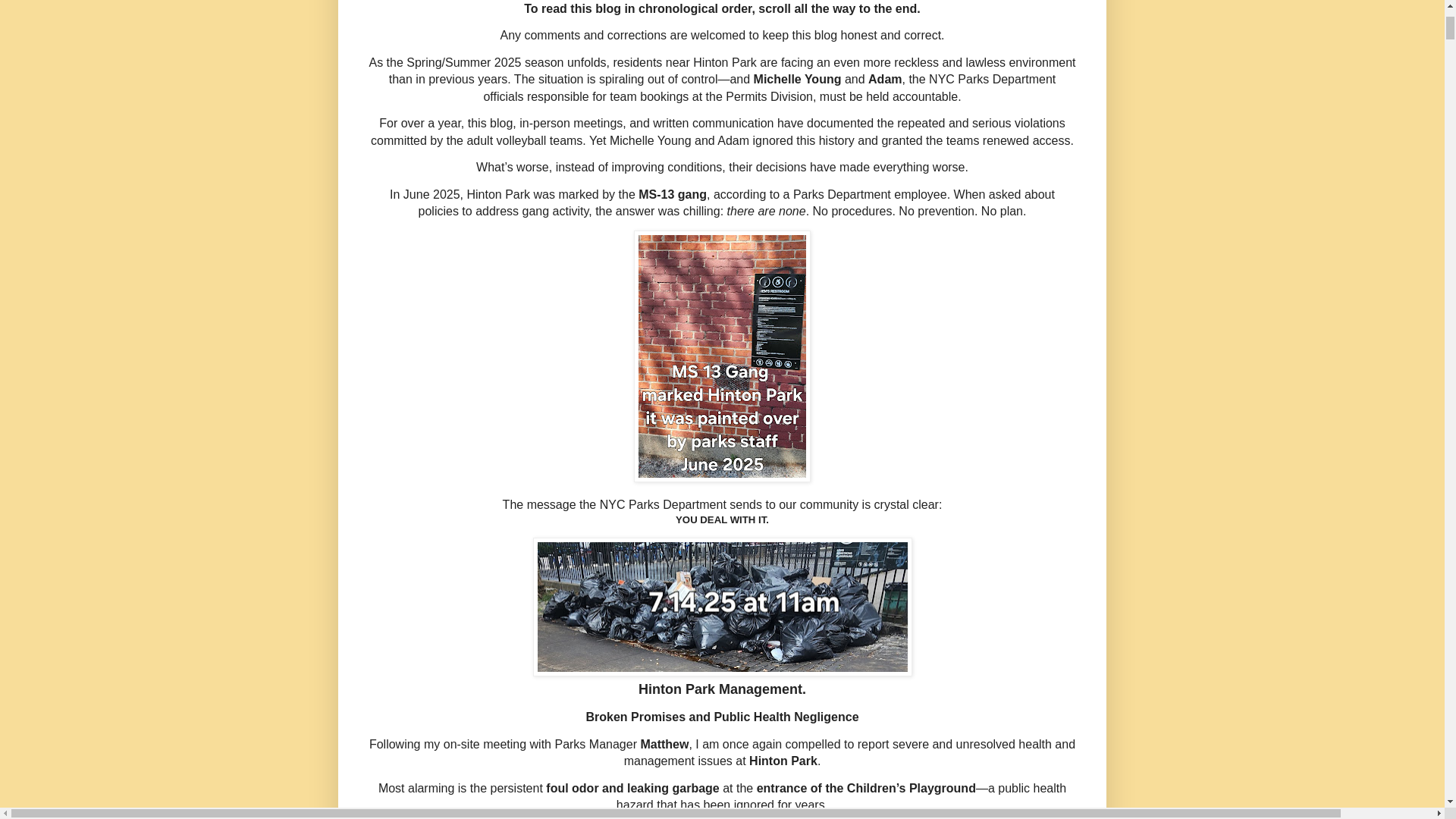 website screenshot of https://hintonpark.blogspot.com/2022/08/corona-residents-are-fighting-back.html#more