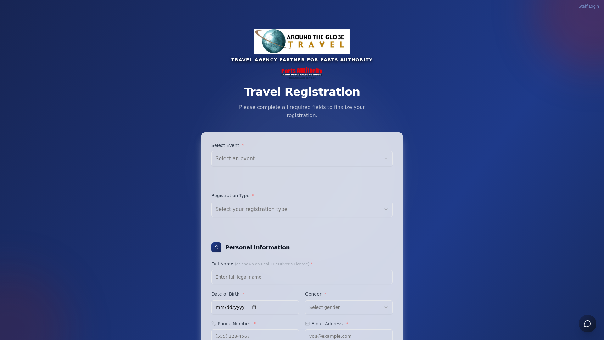 website screenshot of https://partsauthority-travel-agt.com/