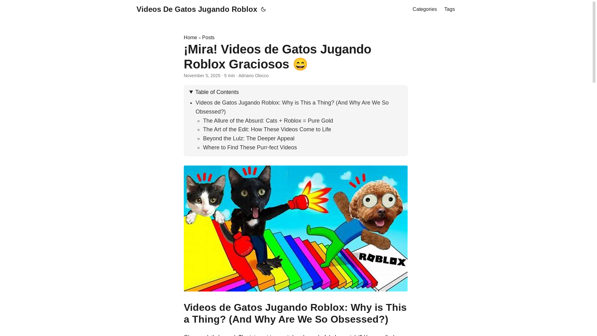 website screenshot of https://videos-de-gatos-jugando-roblox.pages.dev/