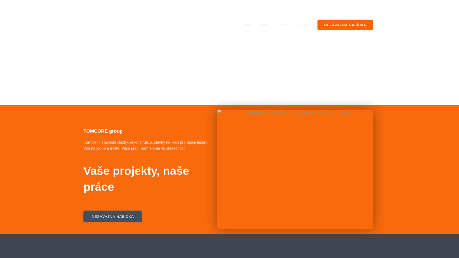 website screenshot of https://tomcoregroup.com/