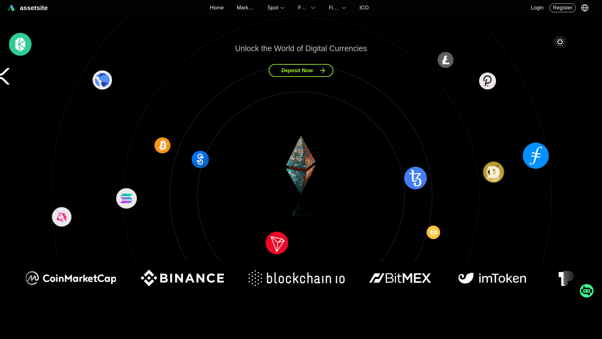 website screenshot of https://assetsites.top