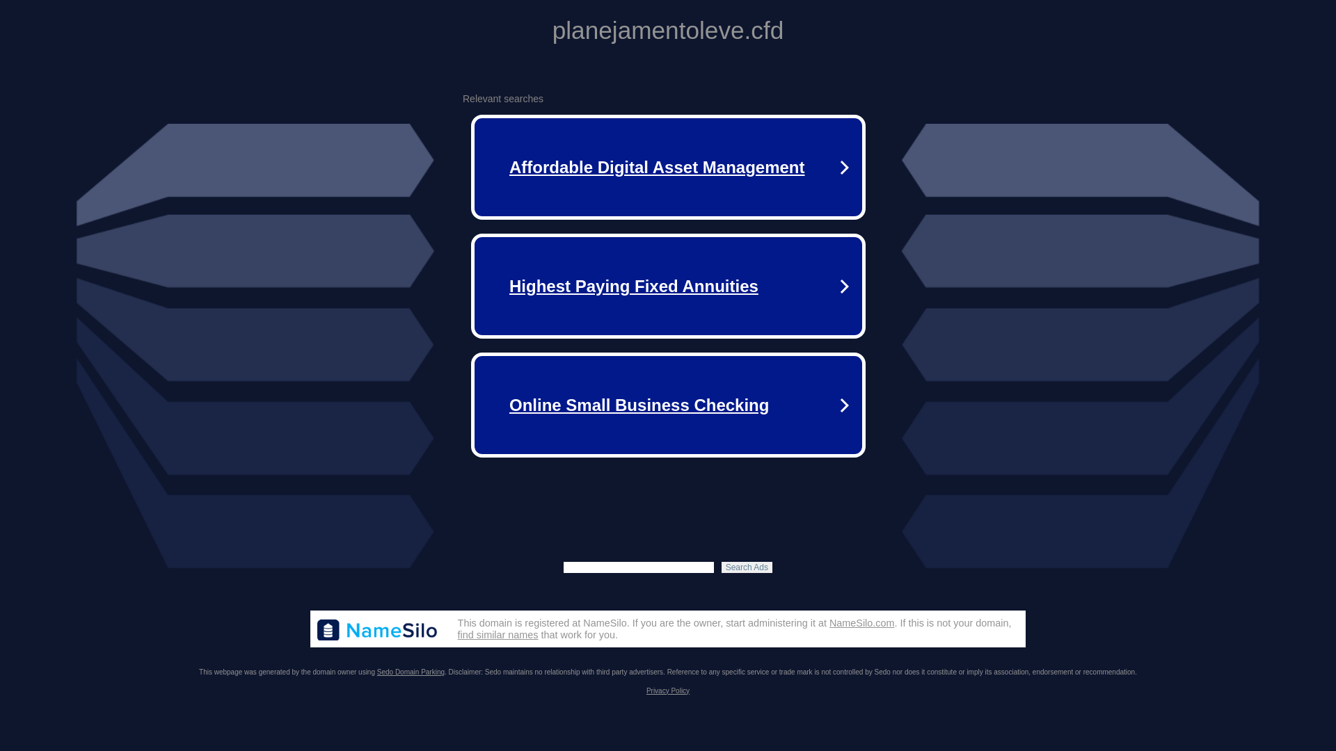 website screenshot of https://planejamentoleve.cfd/