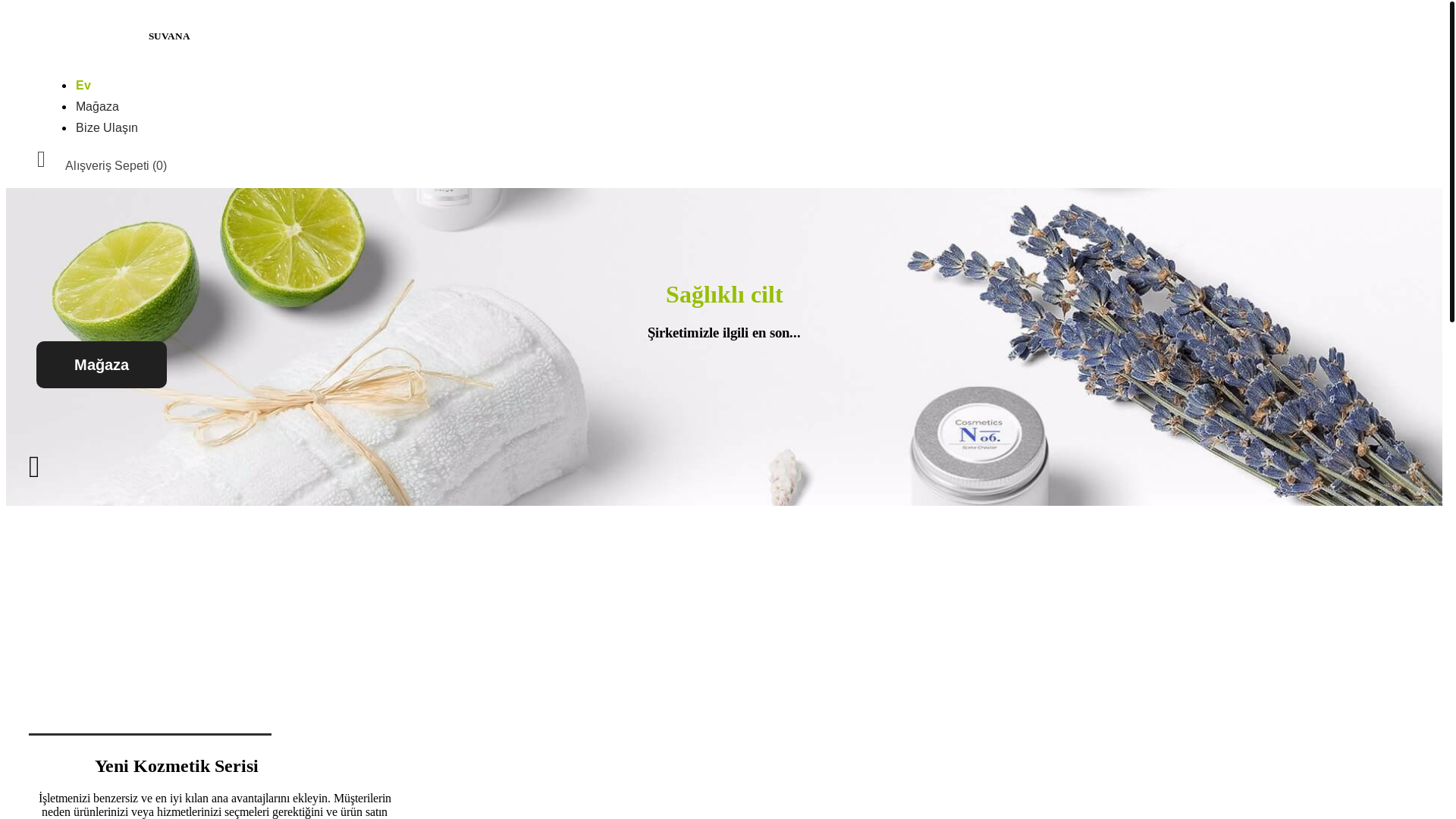 website screenshot of https://suvana.com.tr/