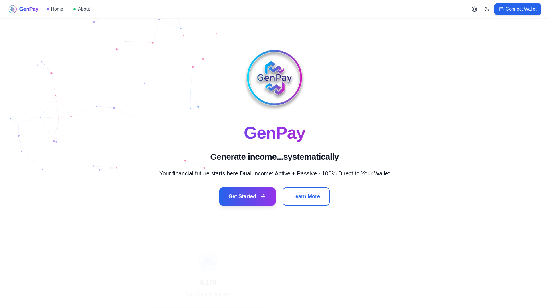 website screenshot of https://genpay-node6.pages.dev