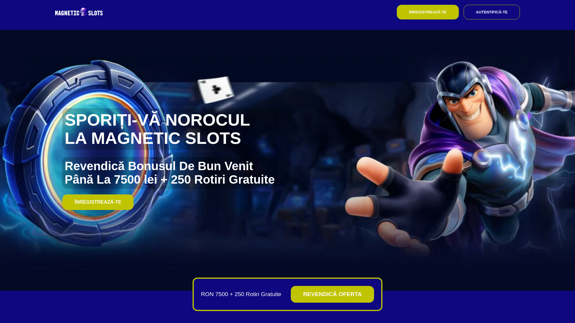 website screenshot of https://magnetic-slots-ro.pages.dev/