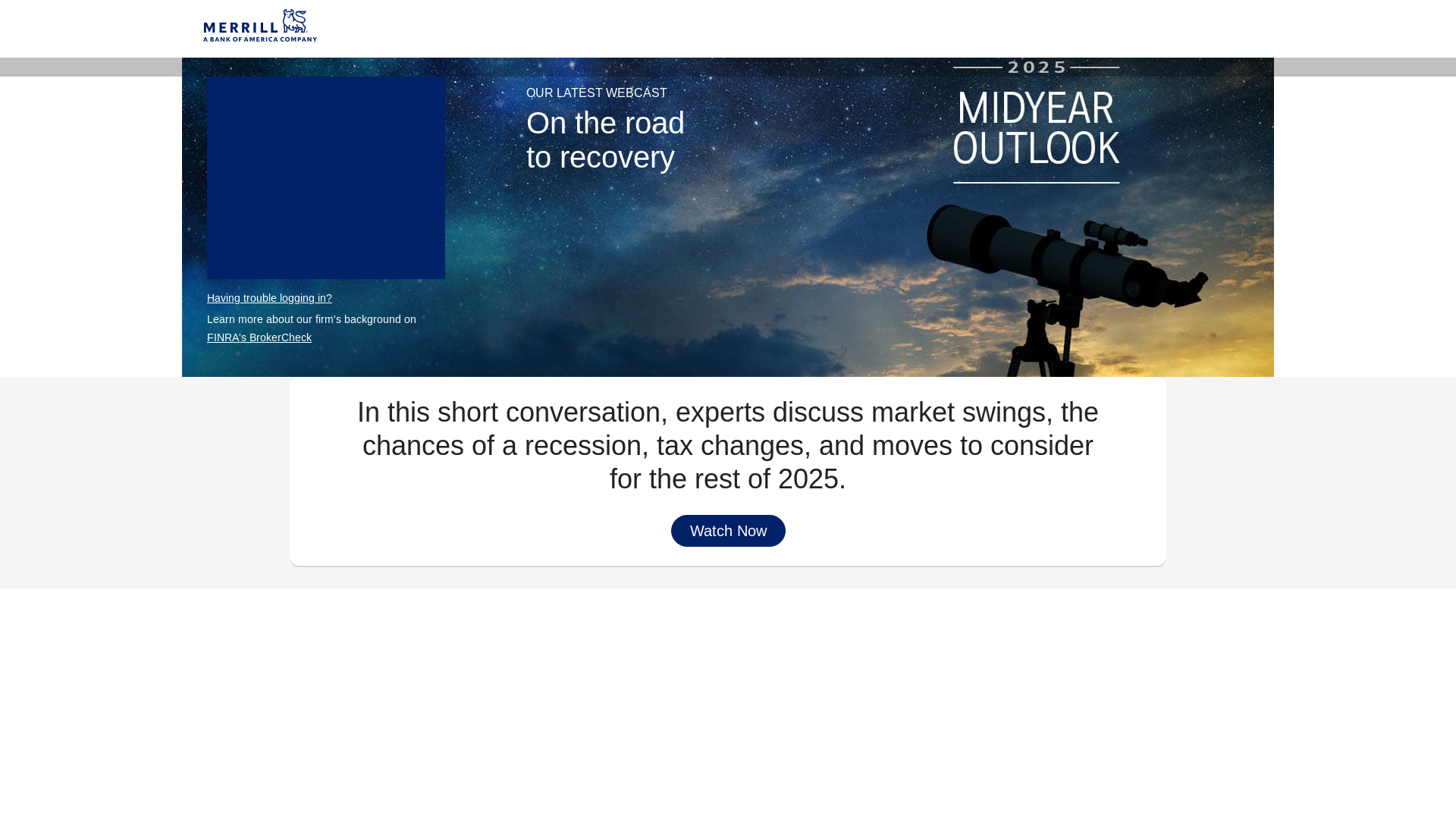 website screenshot of https://olui2.fs.ml.com/login/signin.aspx?site=mymerrill