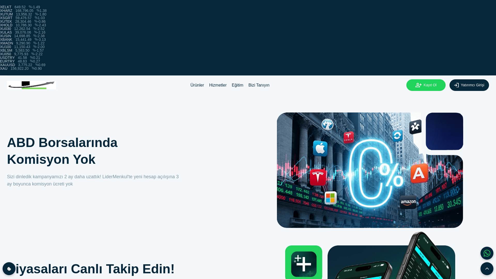 website screenshot of https://lidermenkulkiymetler.pro