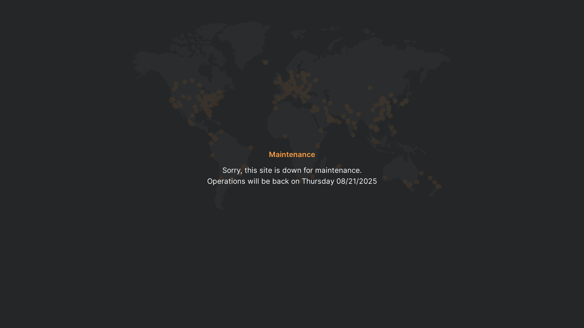 website screenshot of https://blb-maintenance.pages.dev/