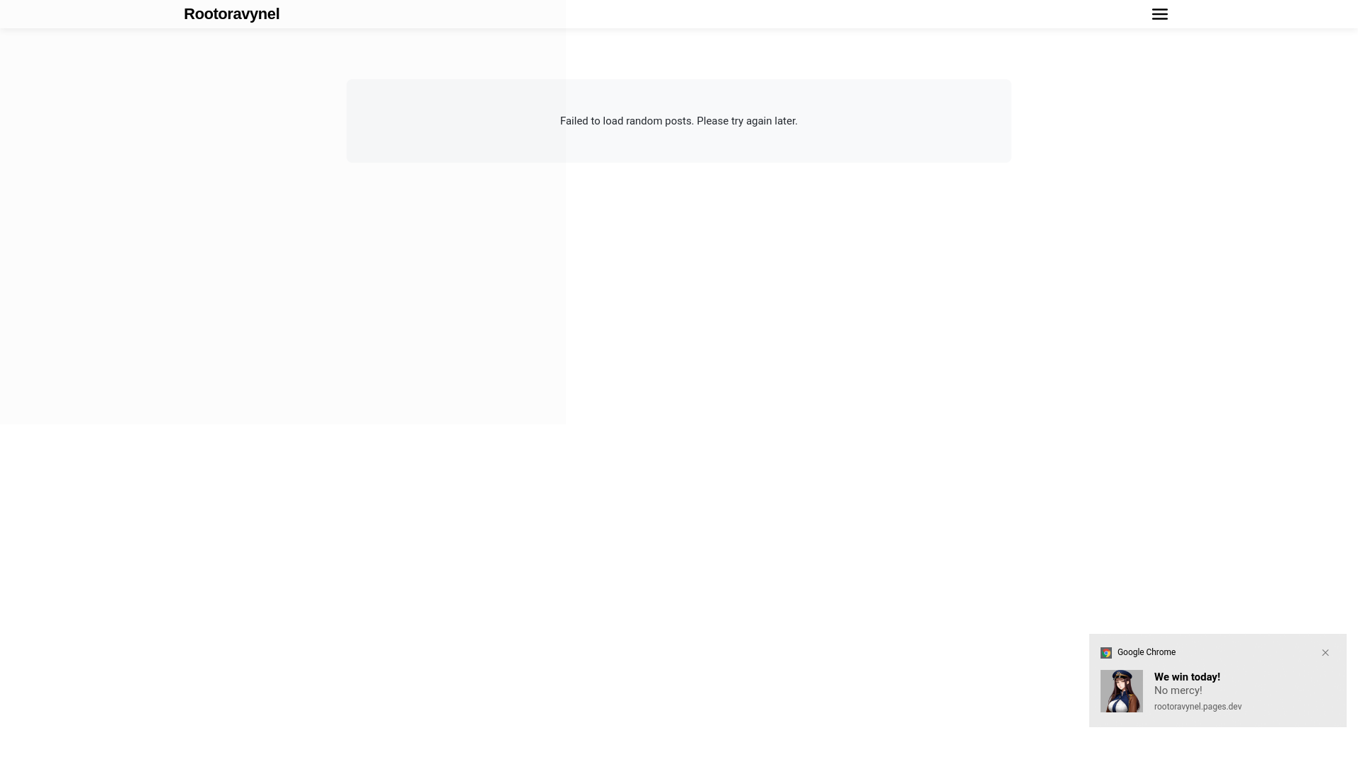 website screenshot of https://rootoravynel.pages.dev/