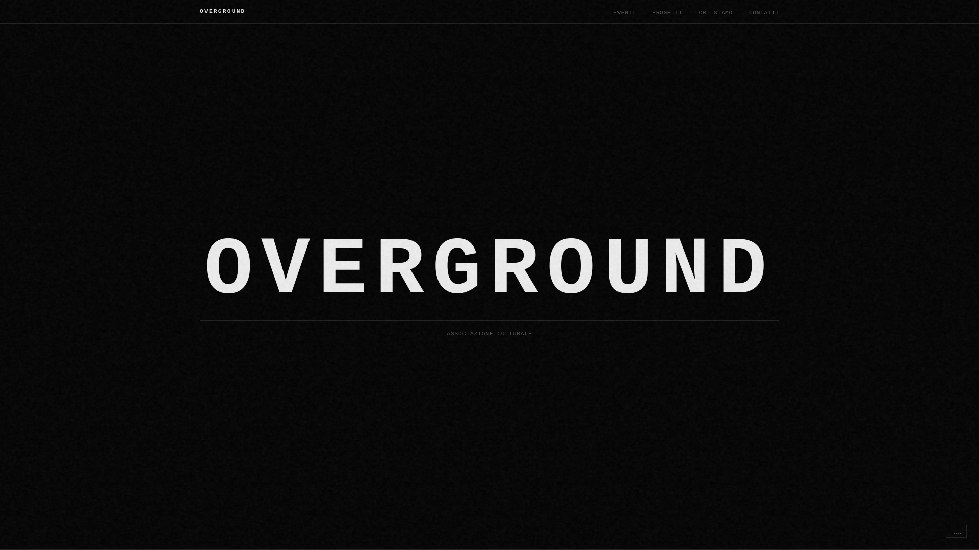 website screenshot of https://overground.cc/