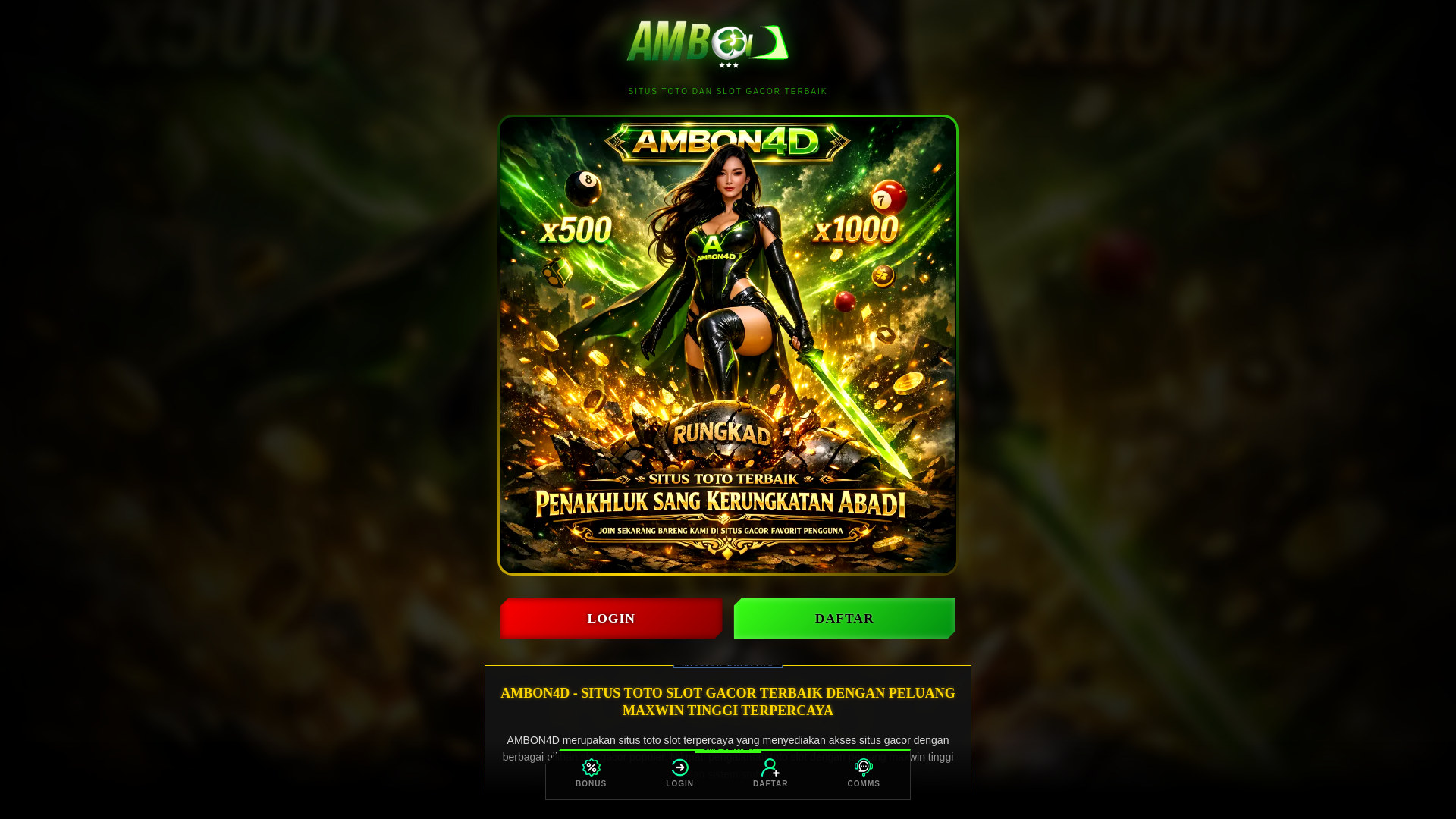 website screenshot of https://akses-situs-toto-ambon4d-sekarang.pages.dev/