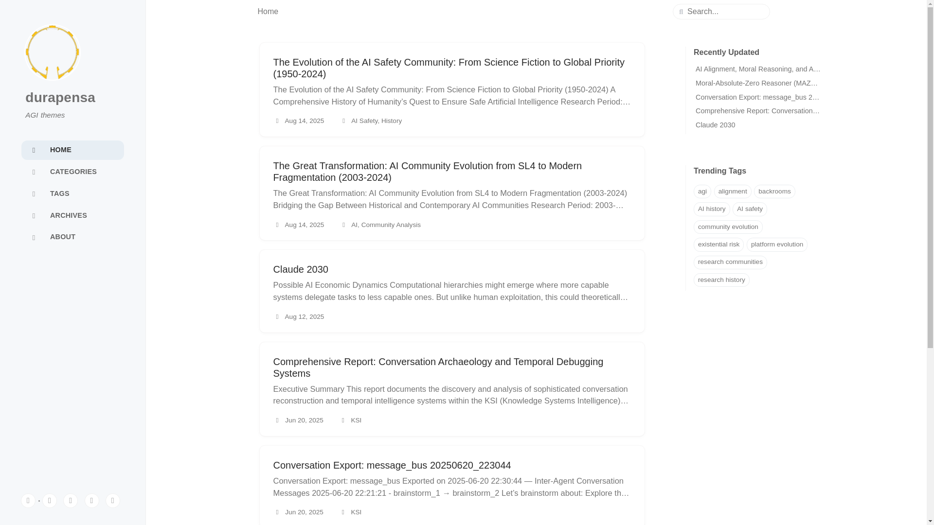 website screenshot of https://durapensa.io/