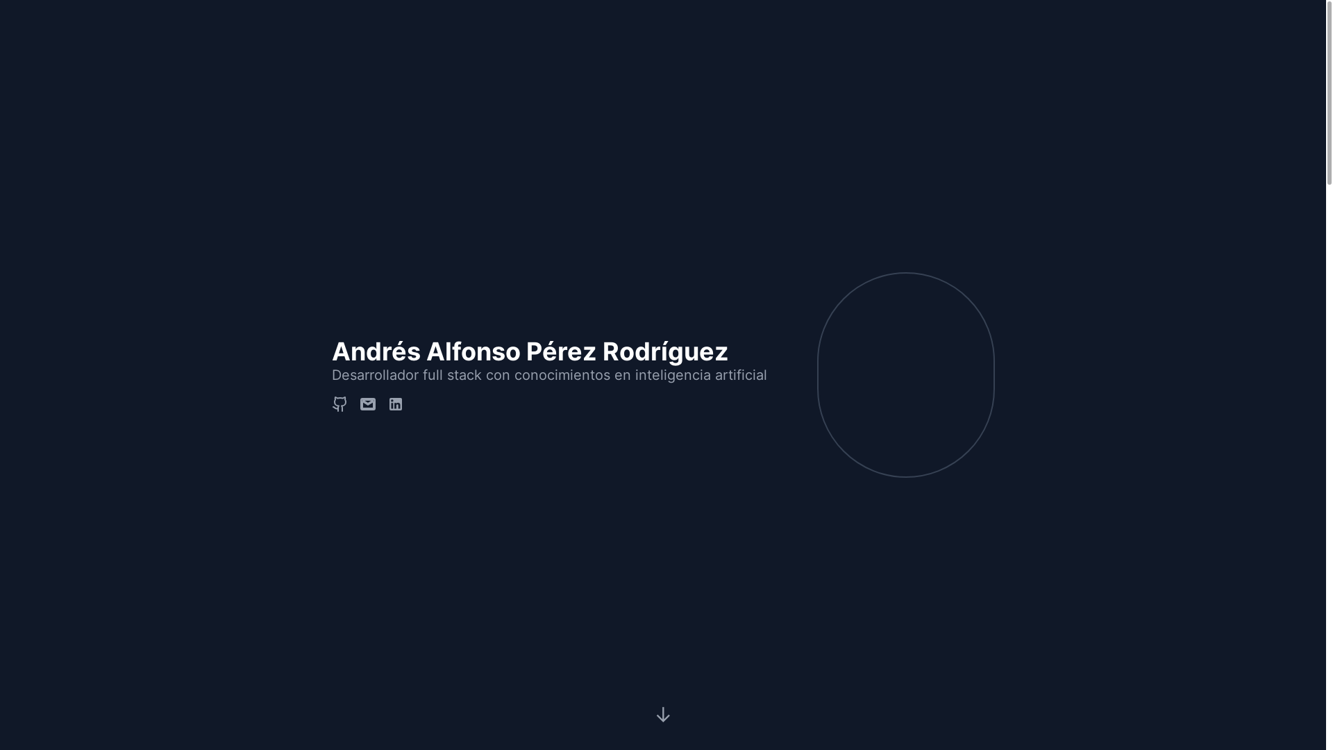 website screenshot of https://andres-perez.pages.dev/