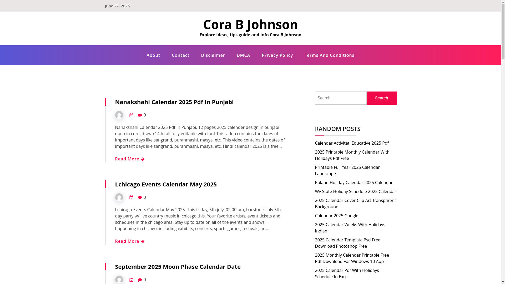 website screenshot of https://corabjohnsonw.pages.dev/