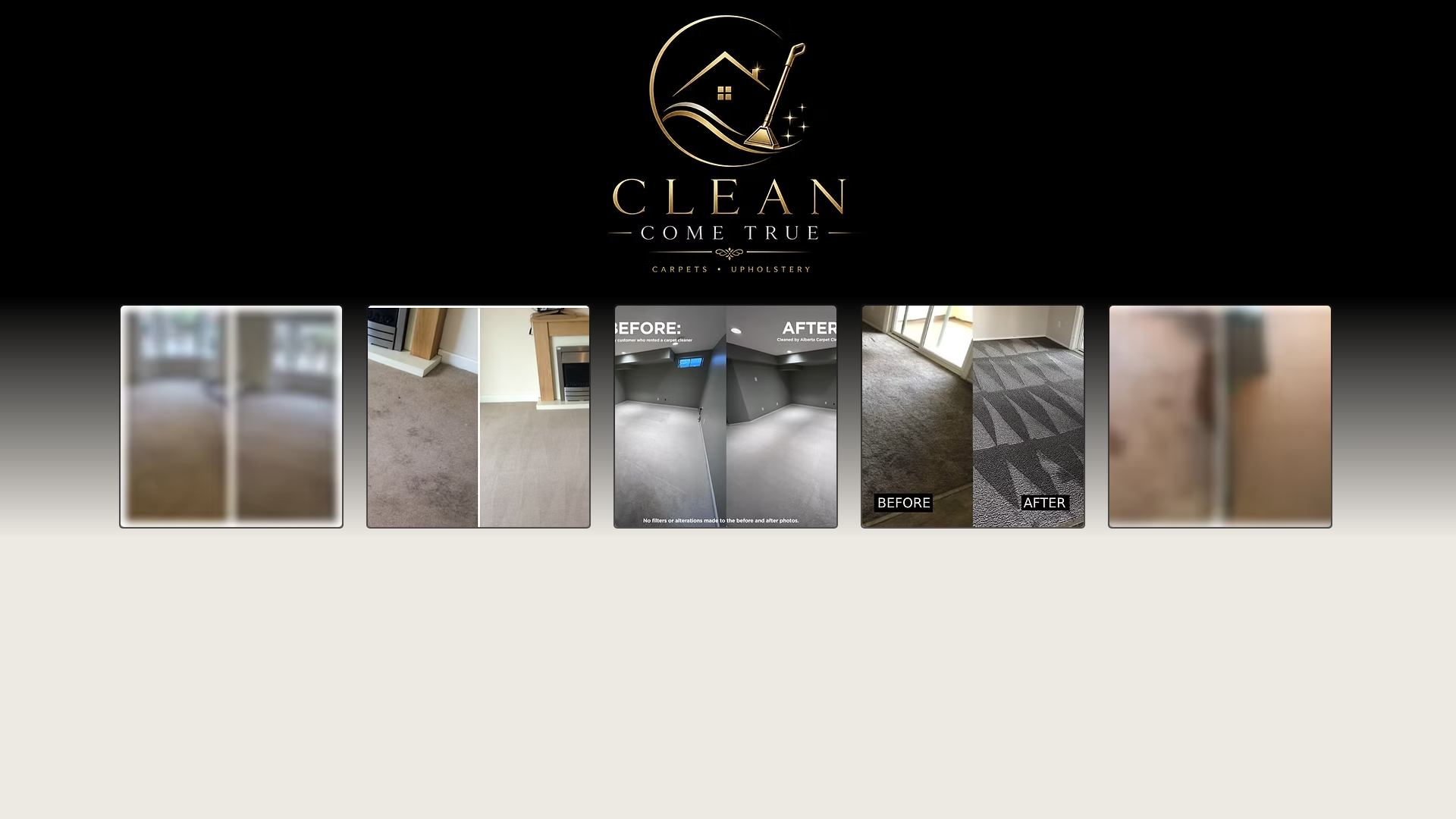 website screenshot of https://cleancometrue.co.uk/