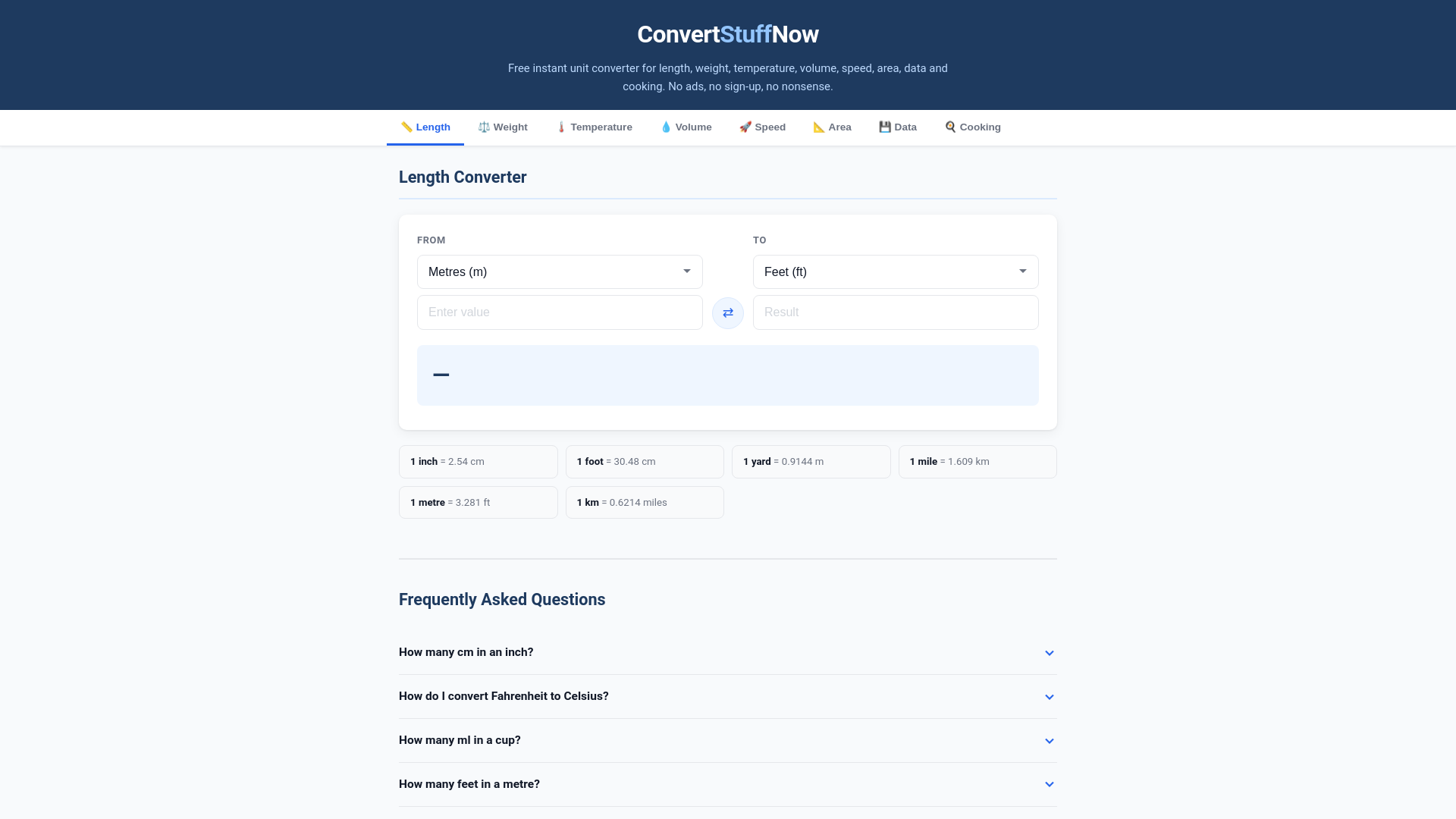 website screenshot of https://convertstuffnow-7nz.pages.dev/