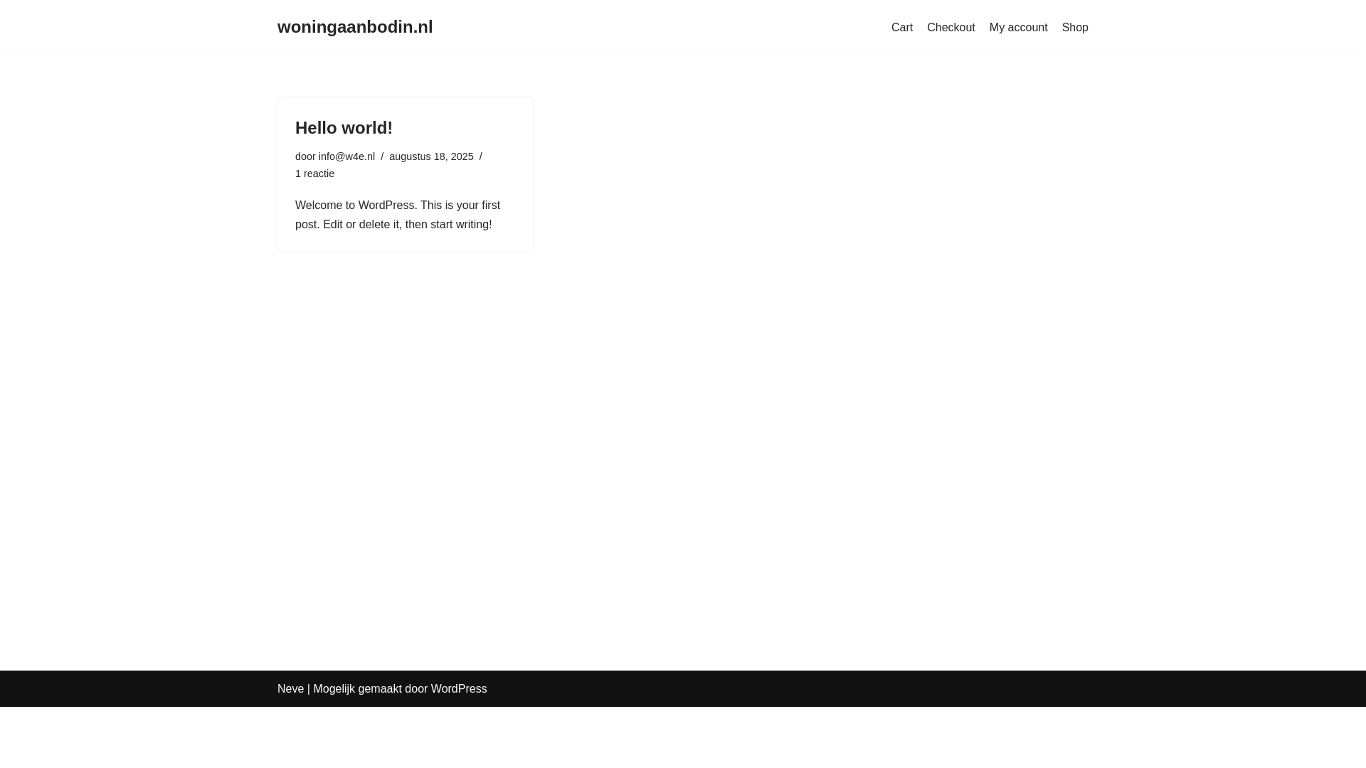 website screenshot of https://woningaanbodin.nl/