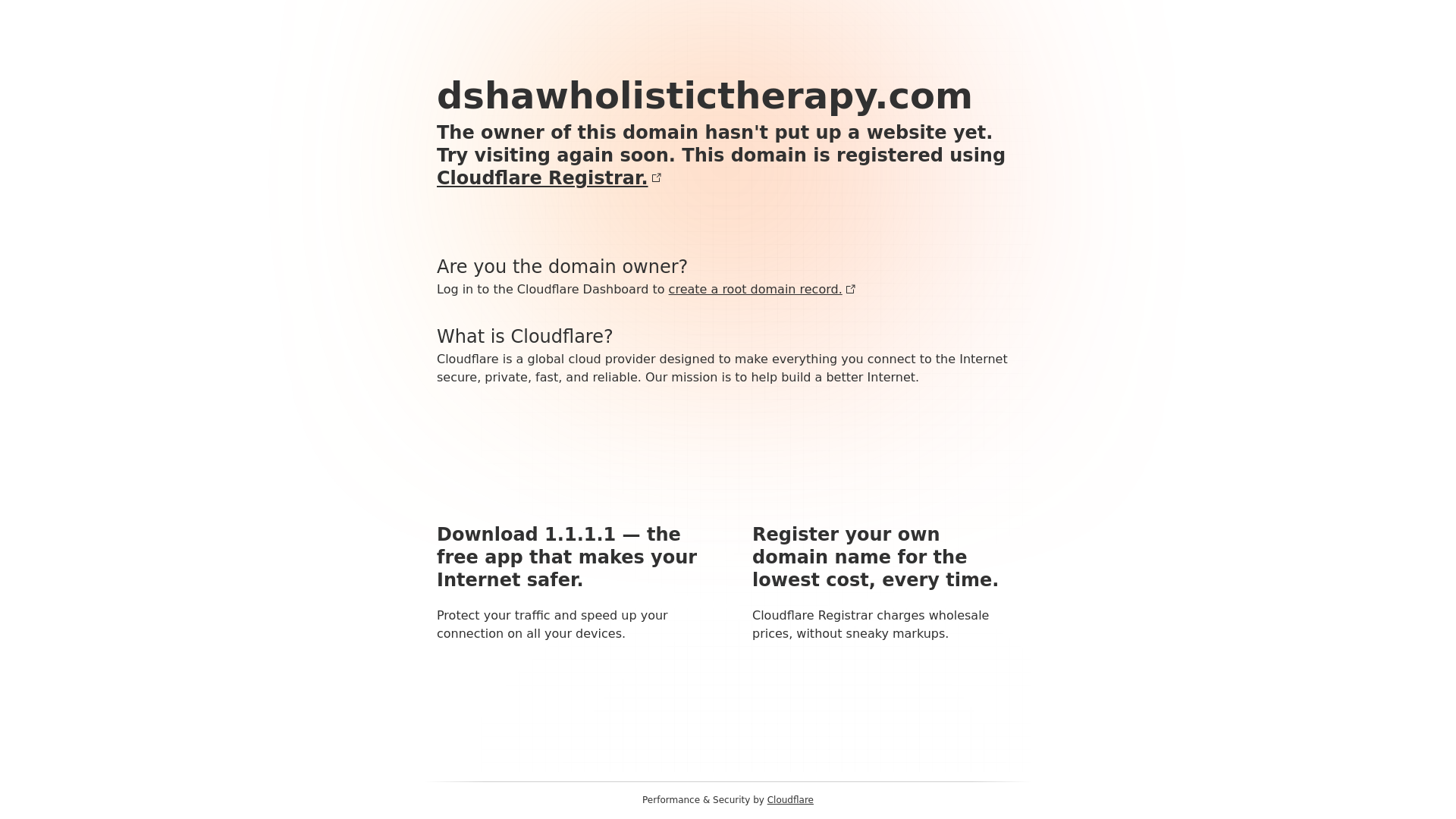 website screenshot of https://dshawholistictherapy.com/