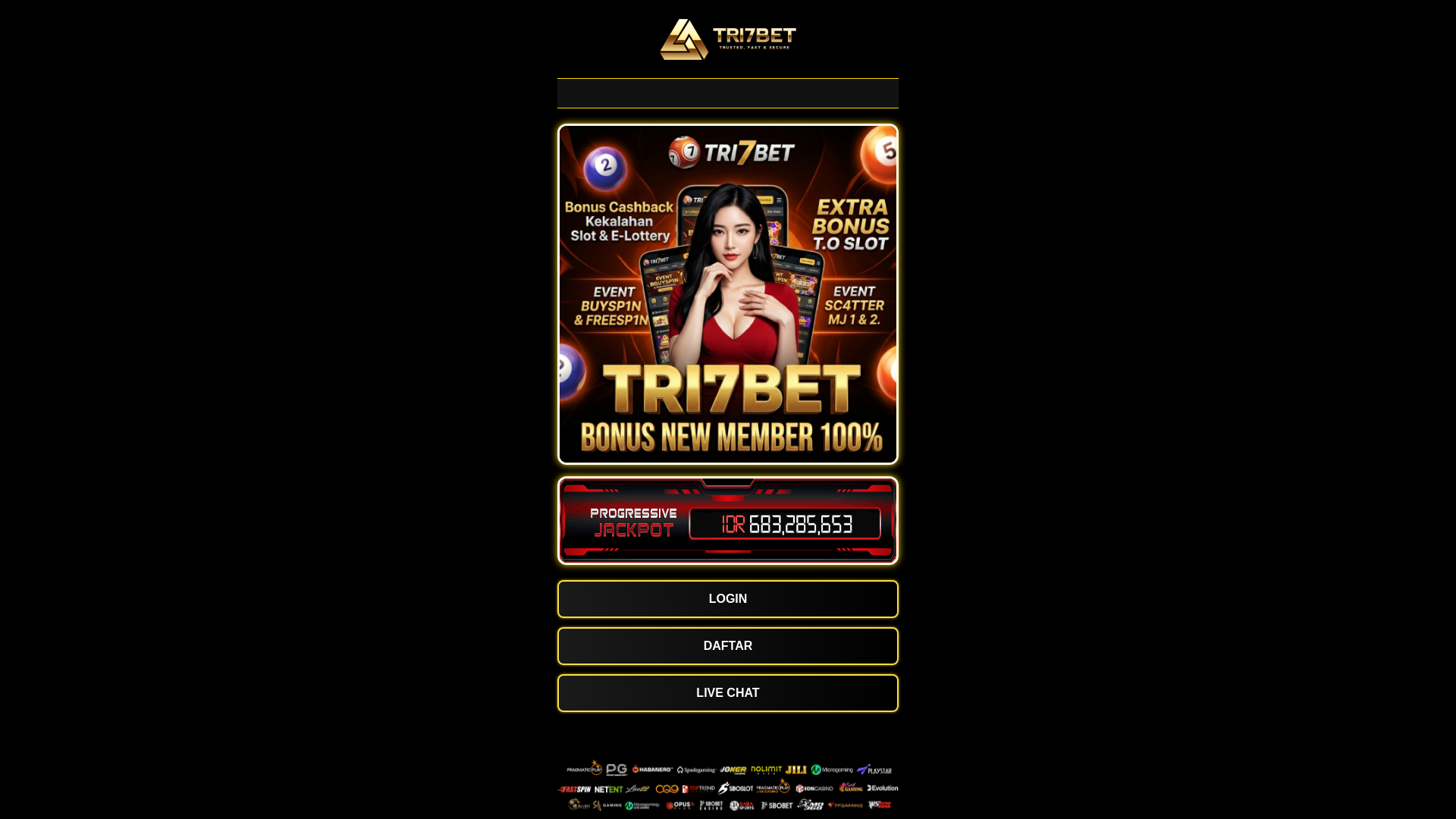 website screenshot of https://tri7betmarket.pages.dev/