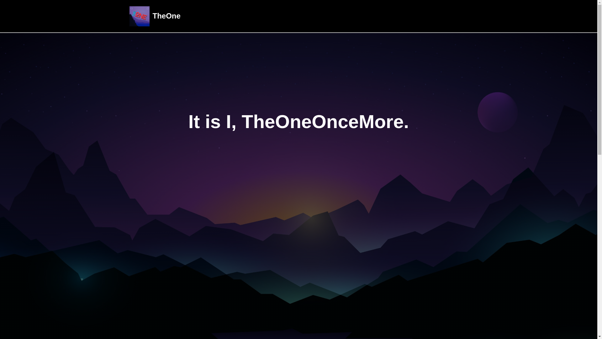 website screenshot of https://theone-sh.pages.dev/