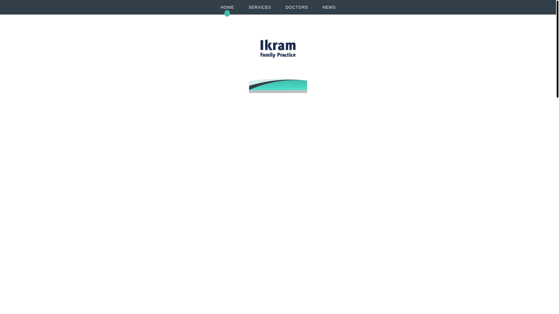 website screenshot of https://ikramfamilypractice.com.au/