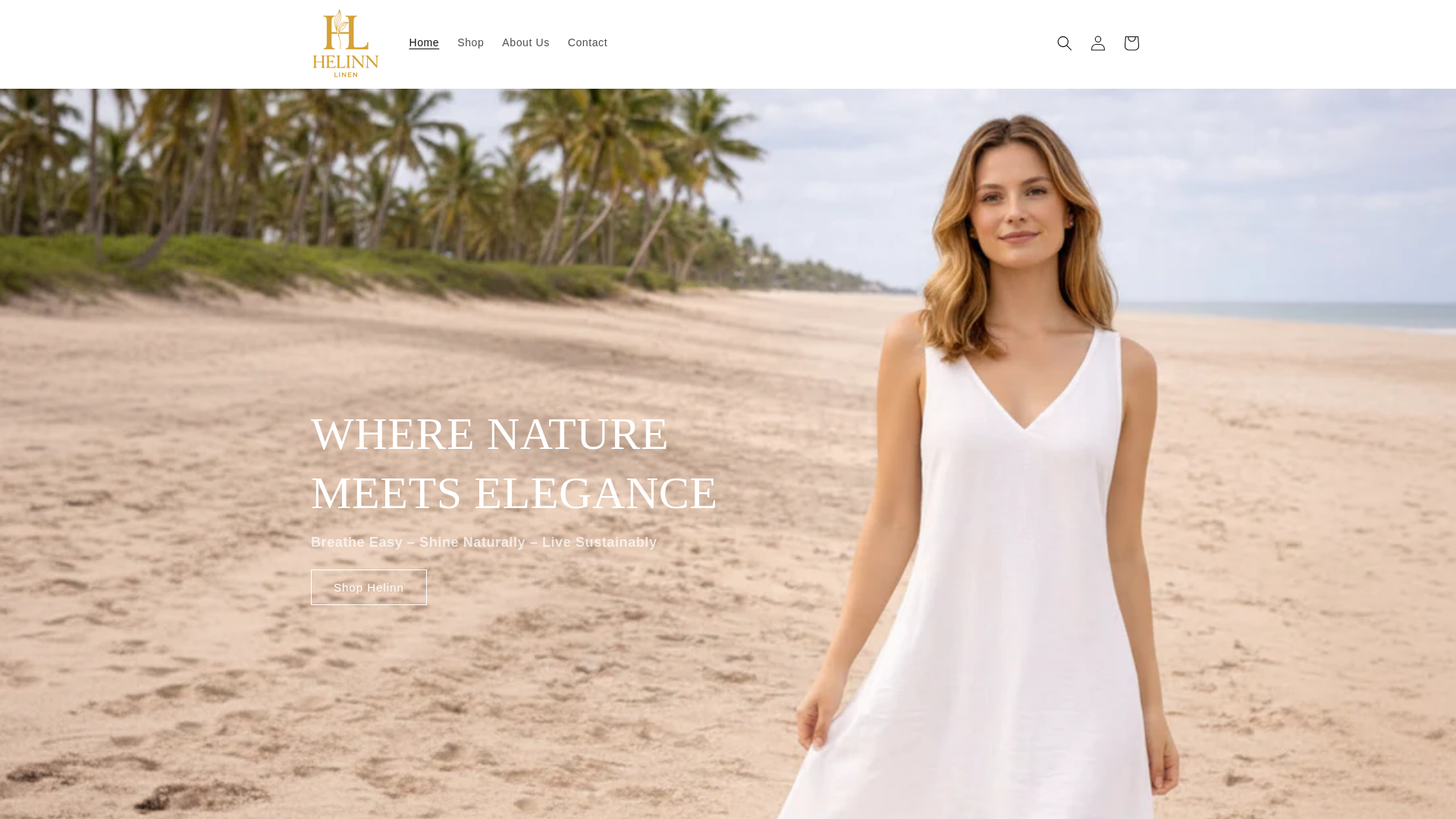 website screenshot of https://helinnterra.com/