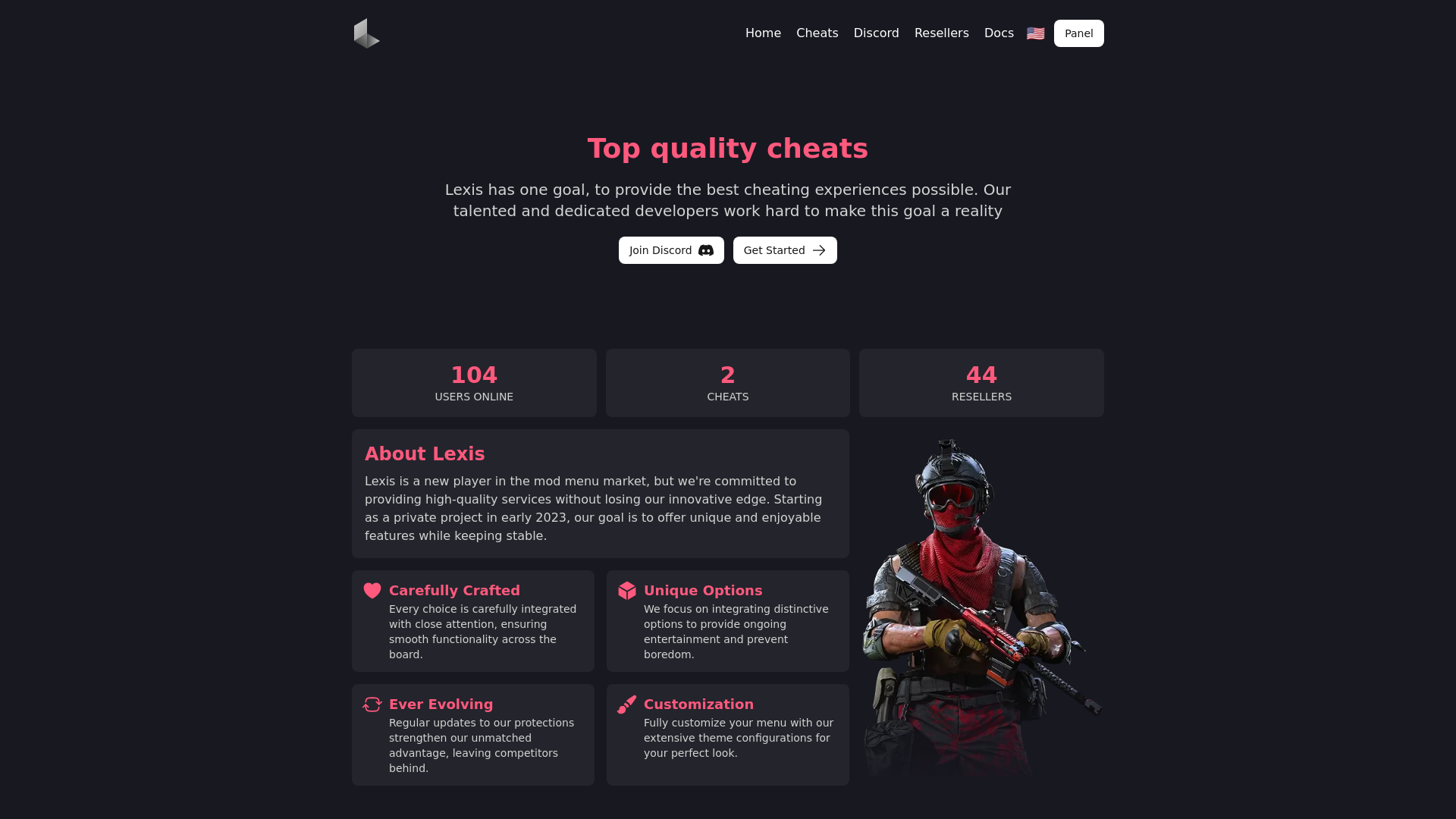 website screenshot of https://lexis.re