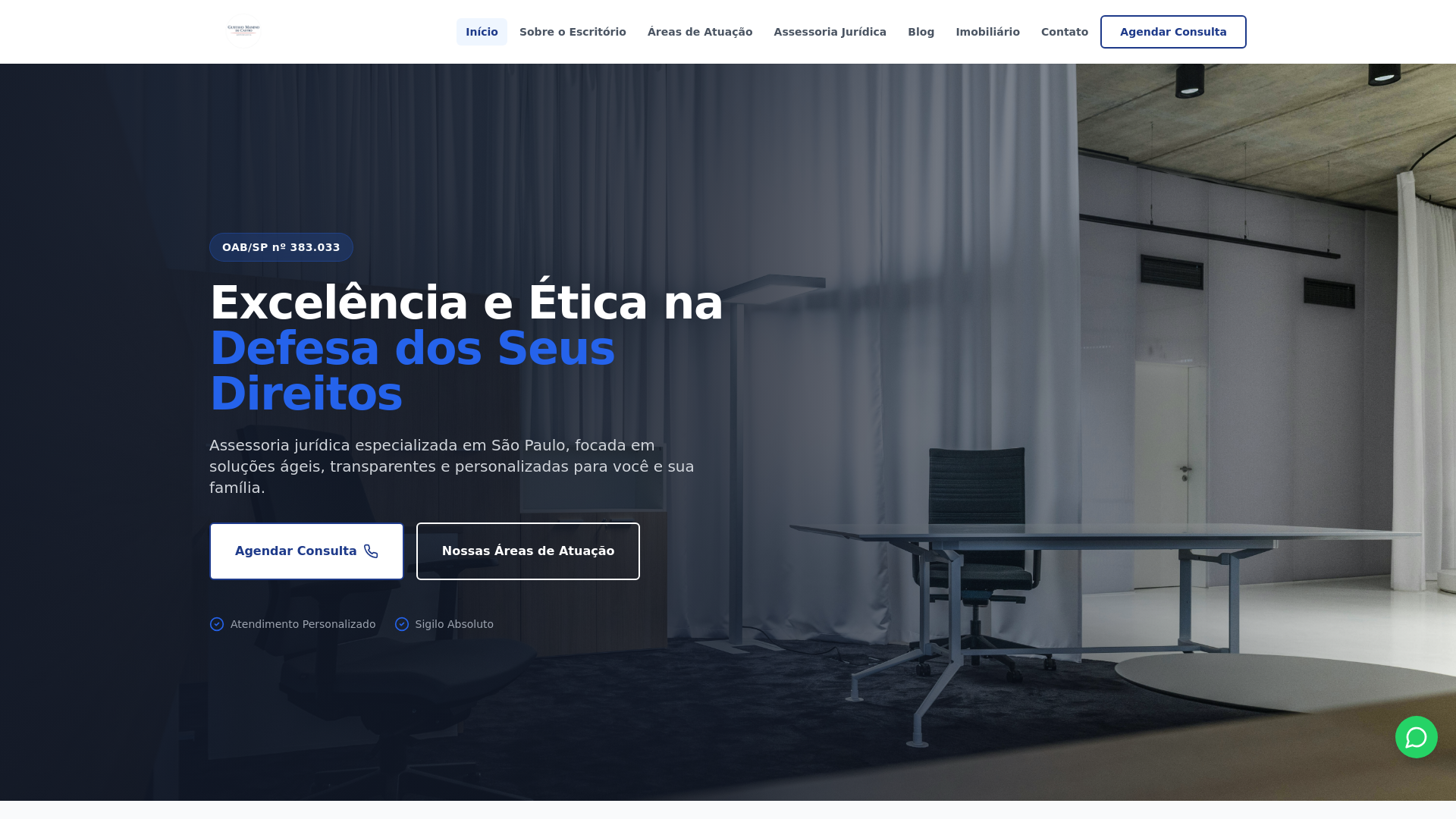 website screenshot of https://gustavomaninoadvocacia.com.br