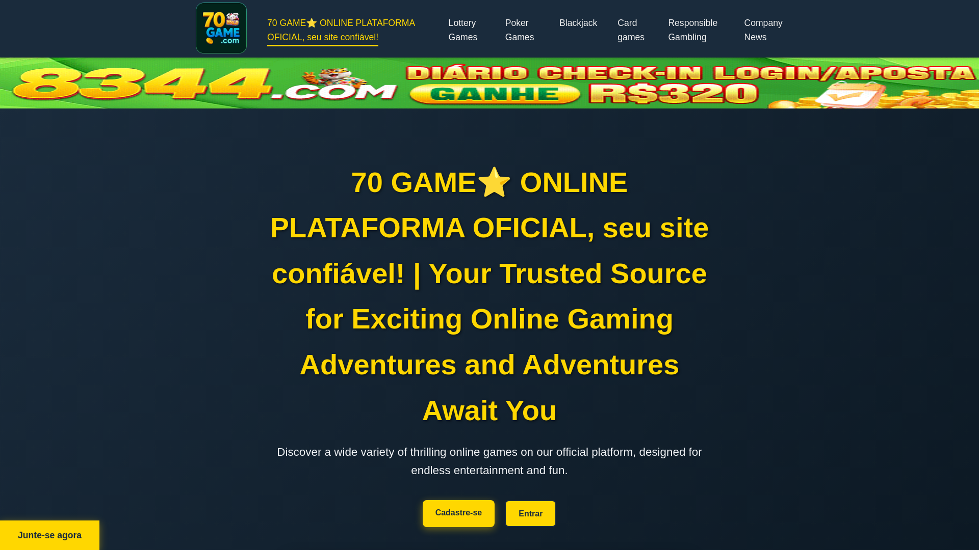 website screenshot of https://70gamego.com/