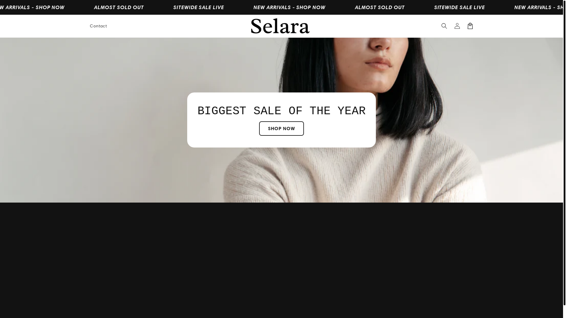 website screenshot of https://selaraco.com/
