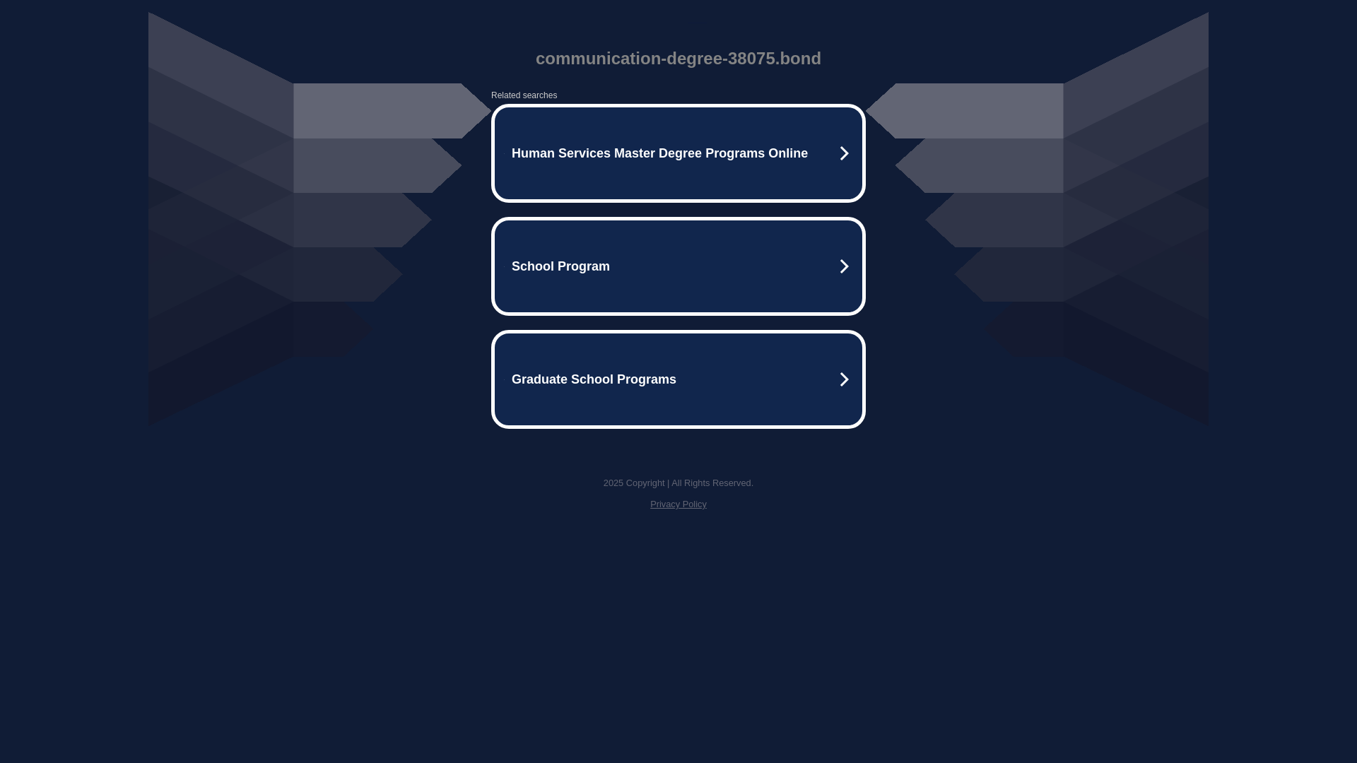 website screenshot of https://communication-degree-38075.bond/