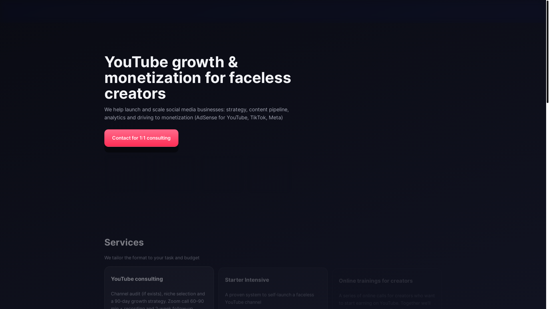 website screenshot of https://yunatubesite.pages.dev/