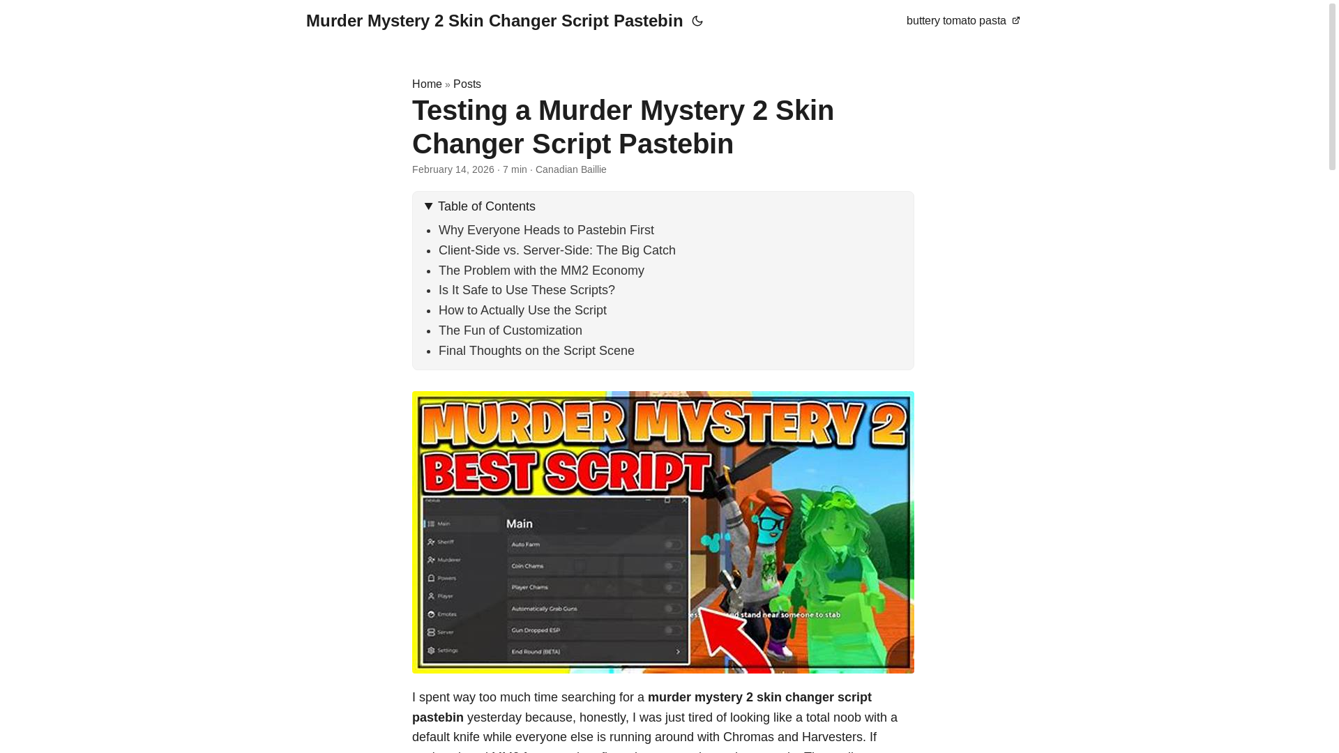 website screenshot of https://murder-mystery-2-skin-changer-script-pastebin.pages.dev/