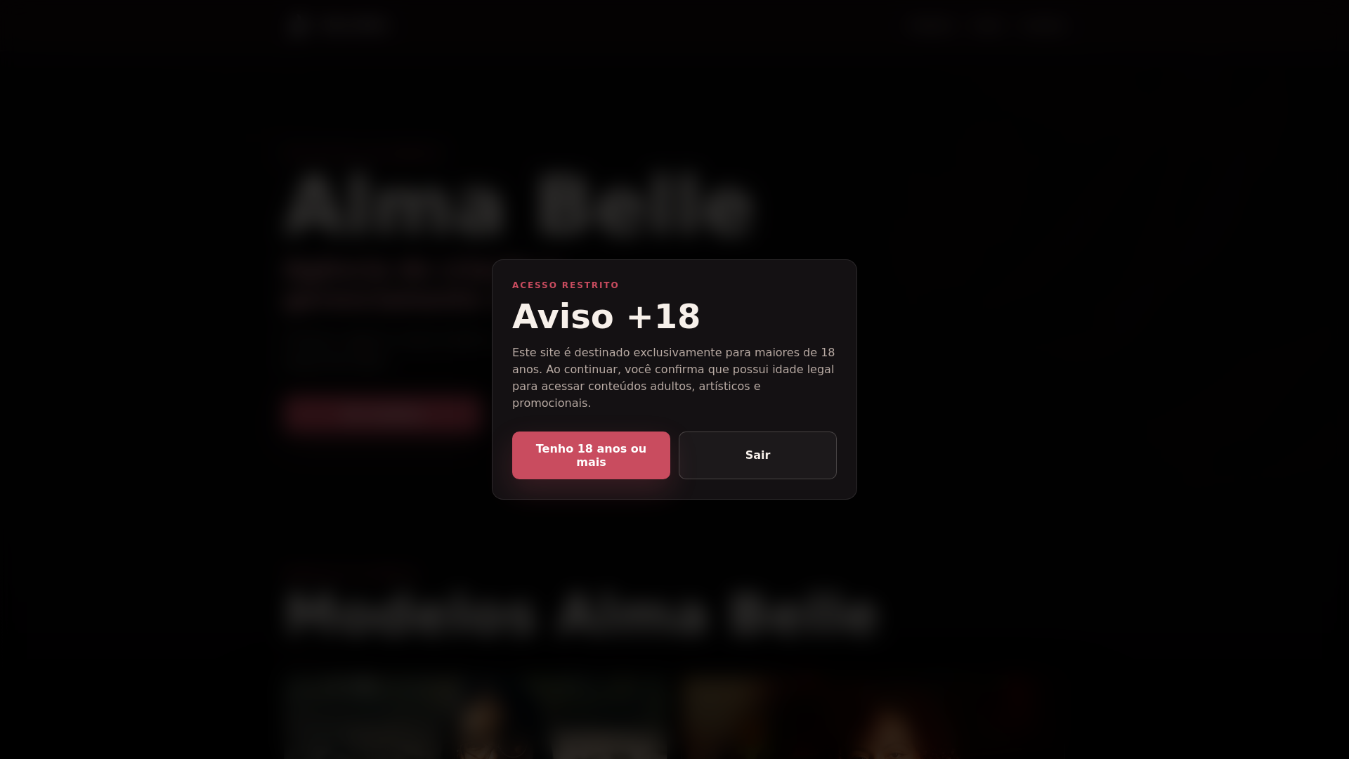 website screenshot of https://almabelle.club/