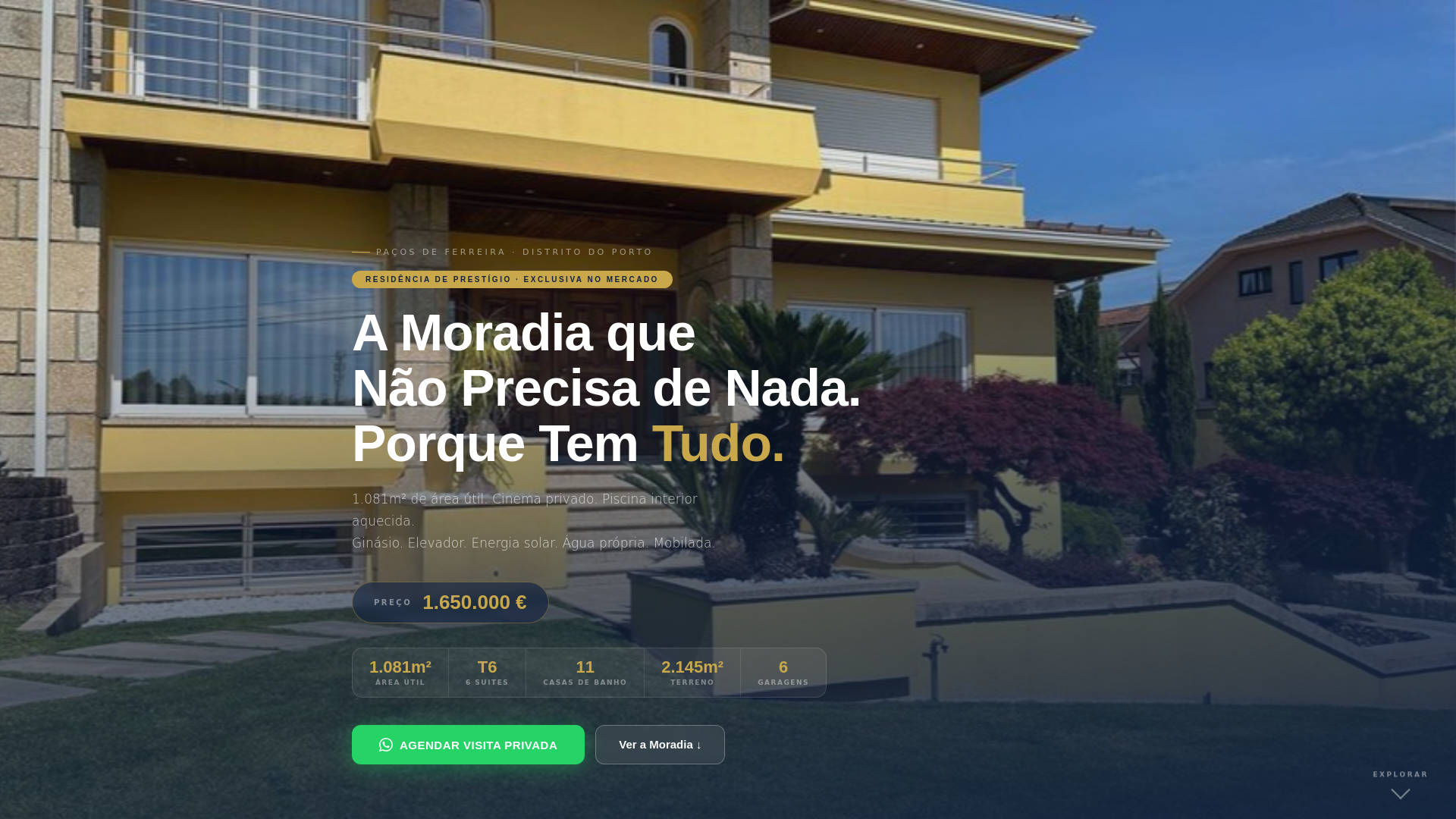 website screenshot of https://moradia-pacosferreira.pages.dev/