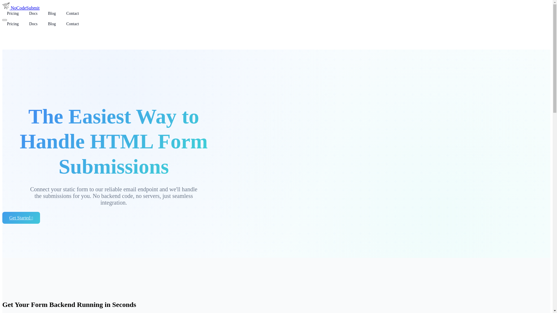 website screenshot of https://nocodesubmit-website.pages.dev/