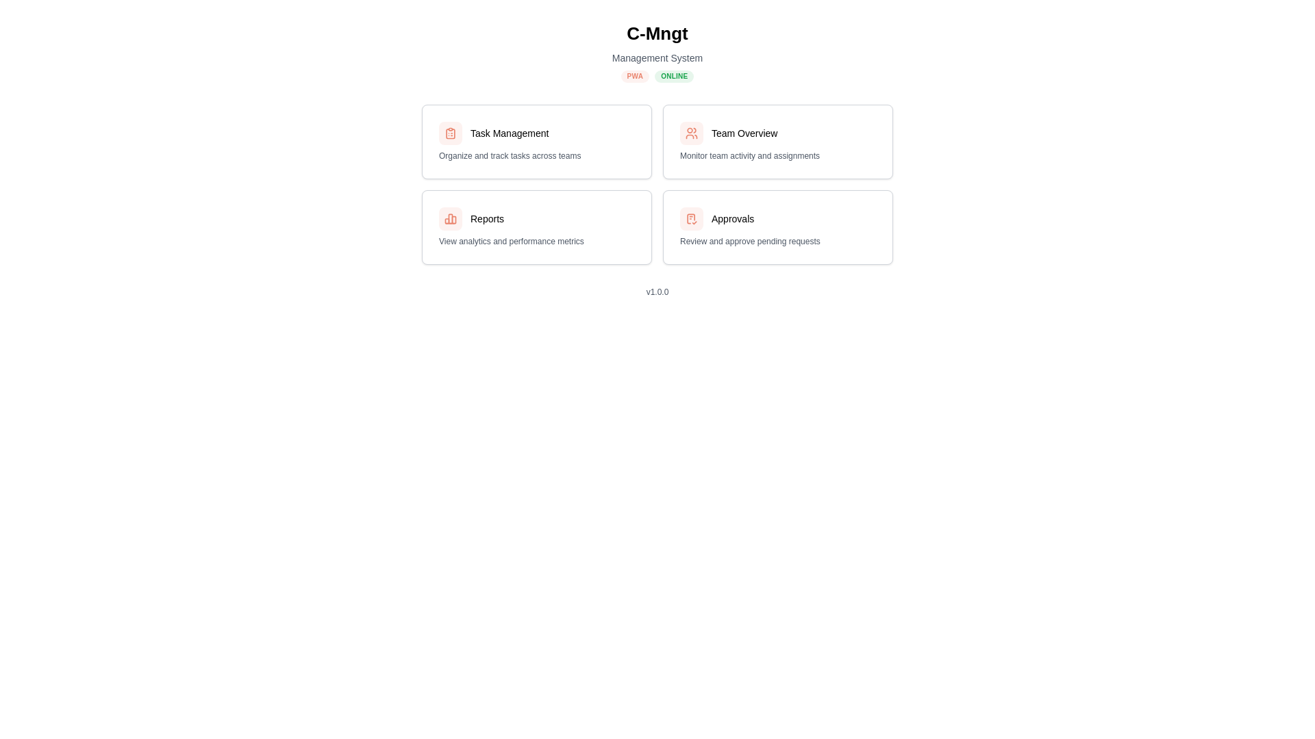 website screenshot of https://credo-management-app.pages.dev/