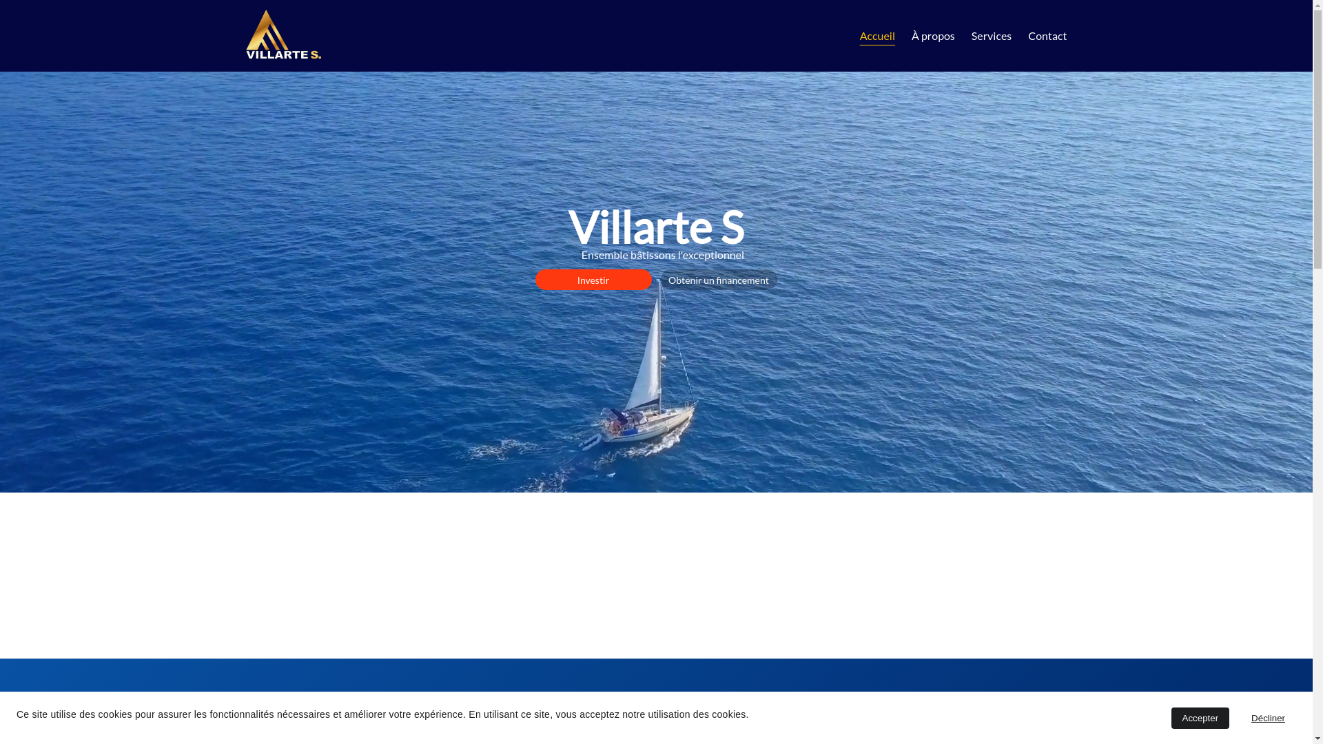 website screenshot of https://villartes.fr/