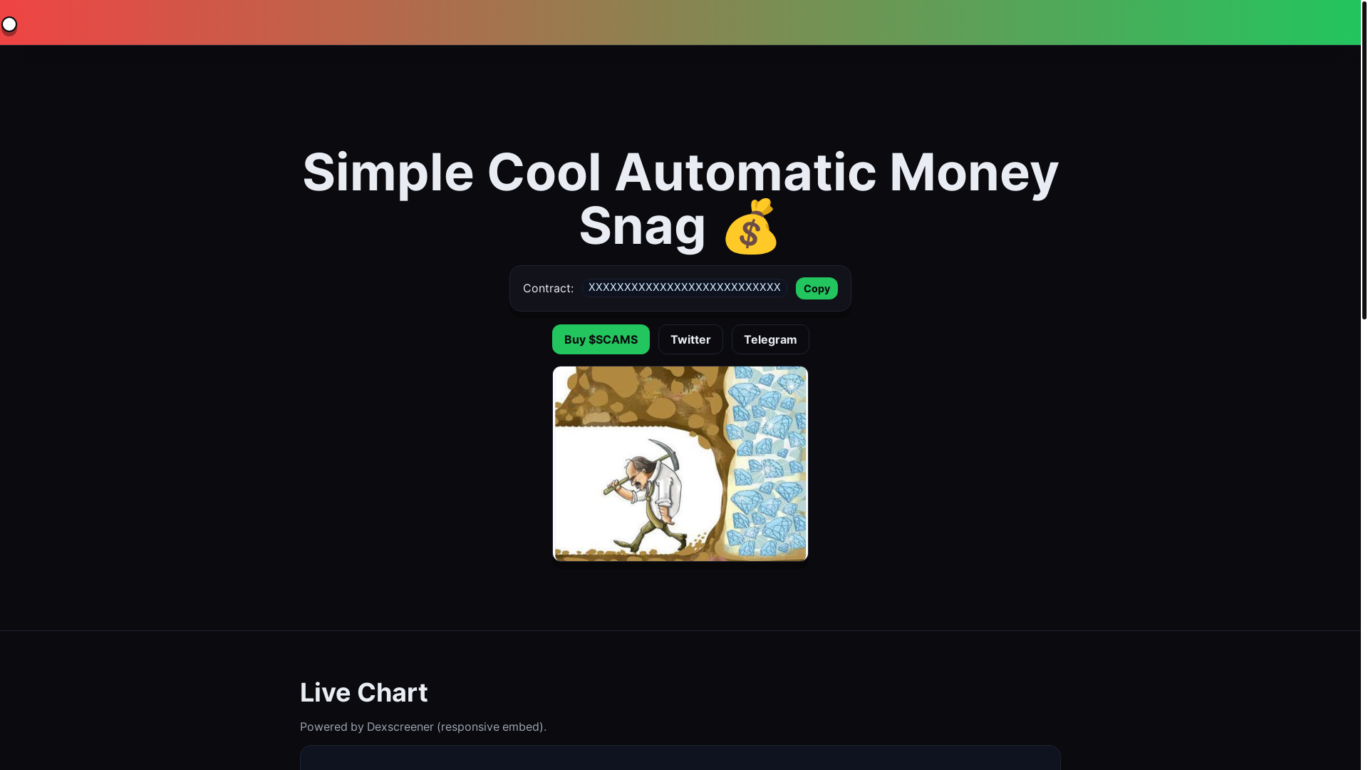 website screenshot of https://simplecoolautomaticmoneysnag.xyz/