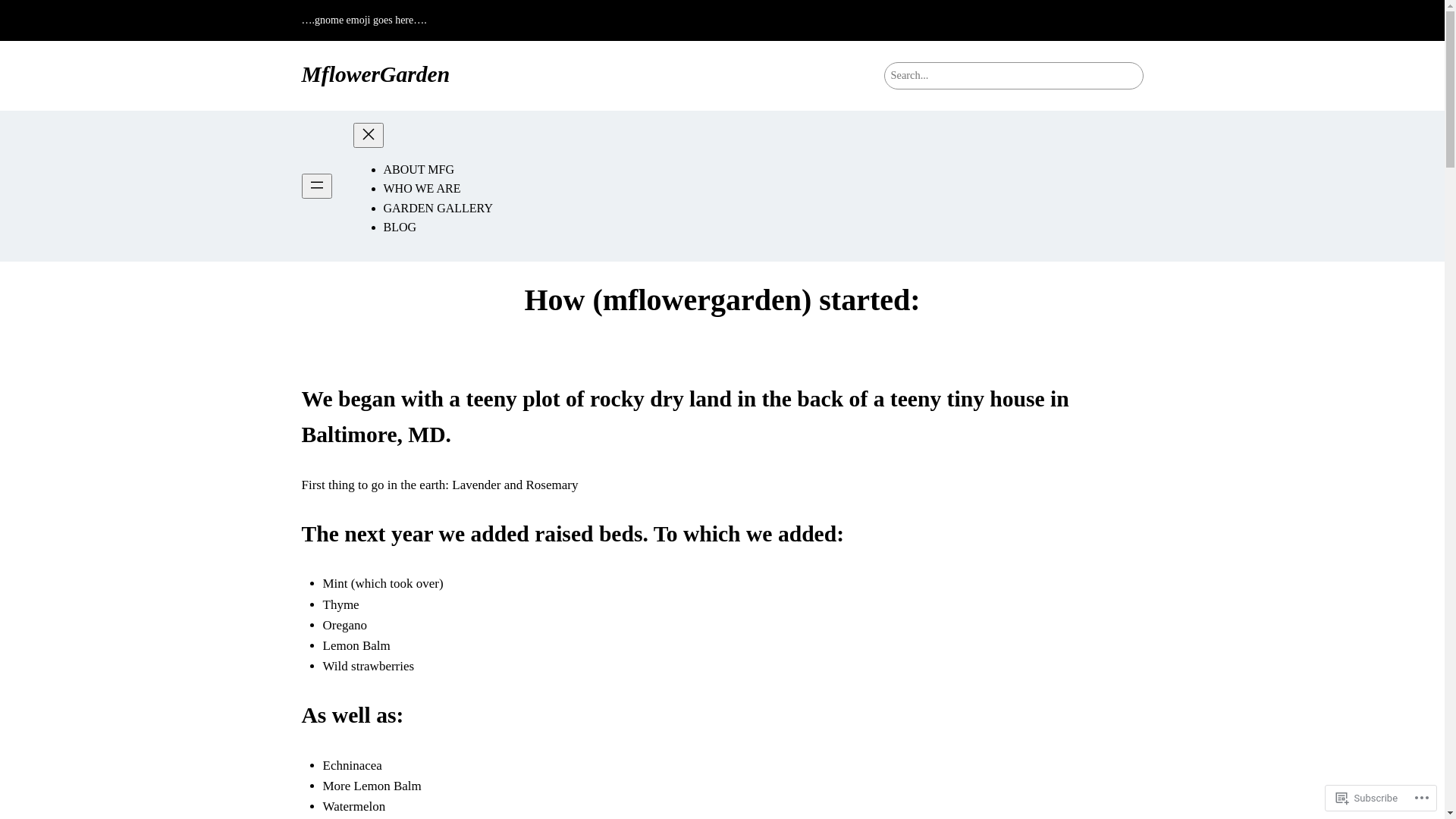 website screenshot of https://mflowergarden.com/