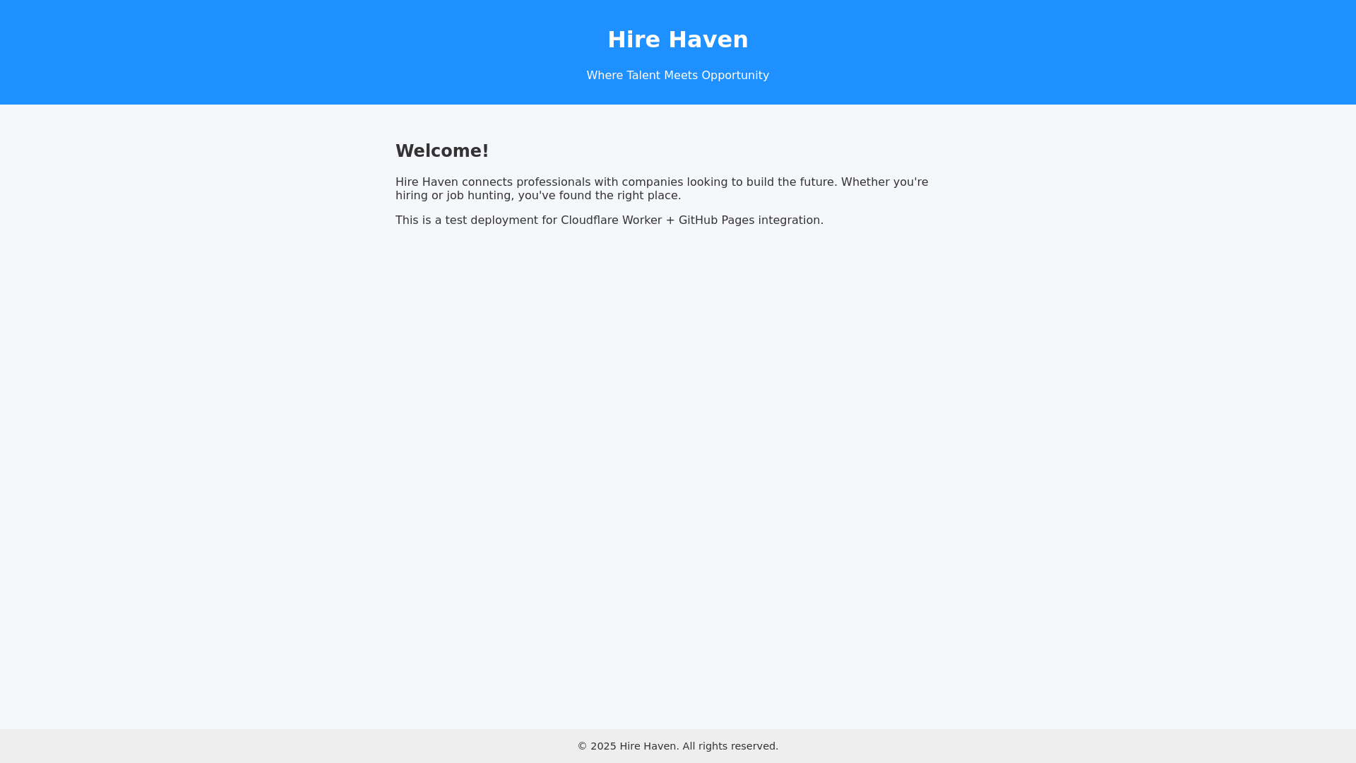 website screenshot of https://hirehaven-platform.pages.dev/