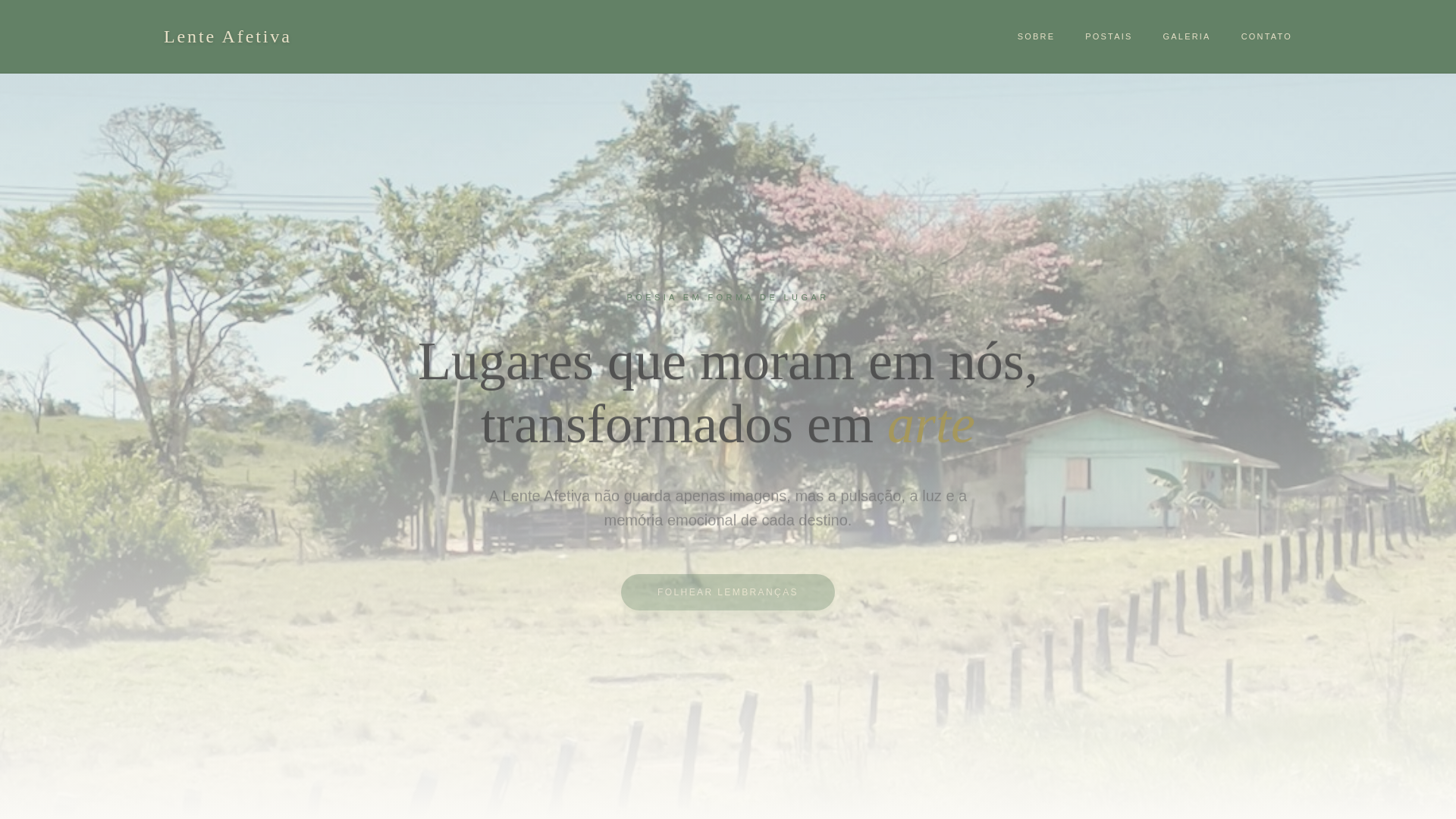 website screenshot of https://lenteafetiva.com.br